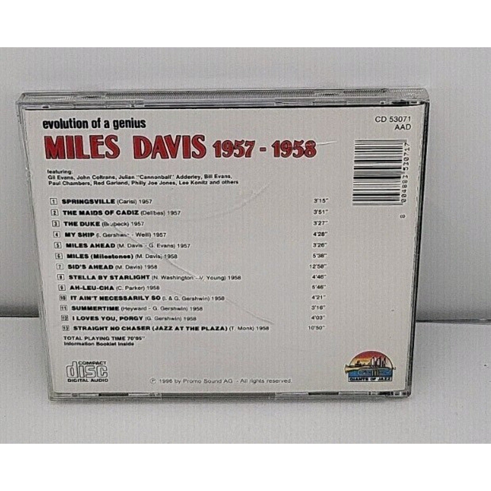 Miles Davis 1957-1958 CD