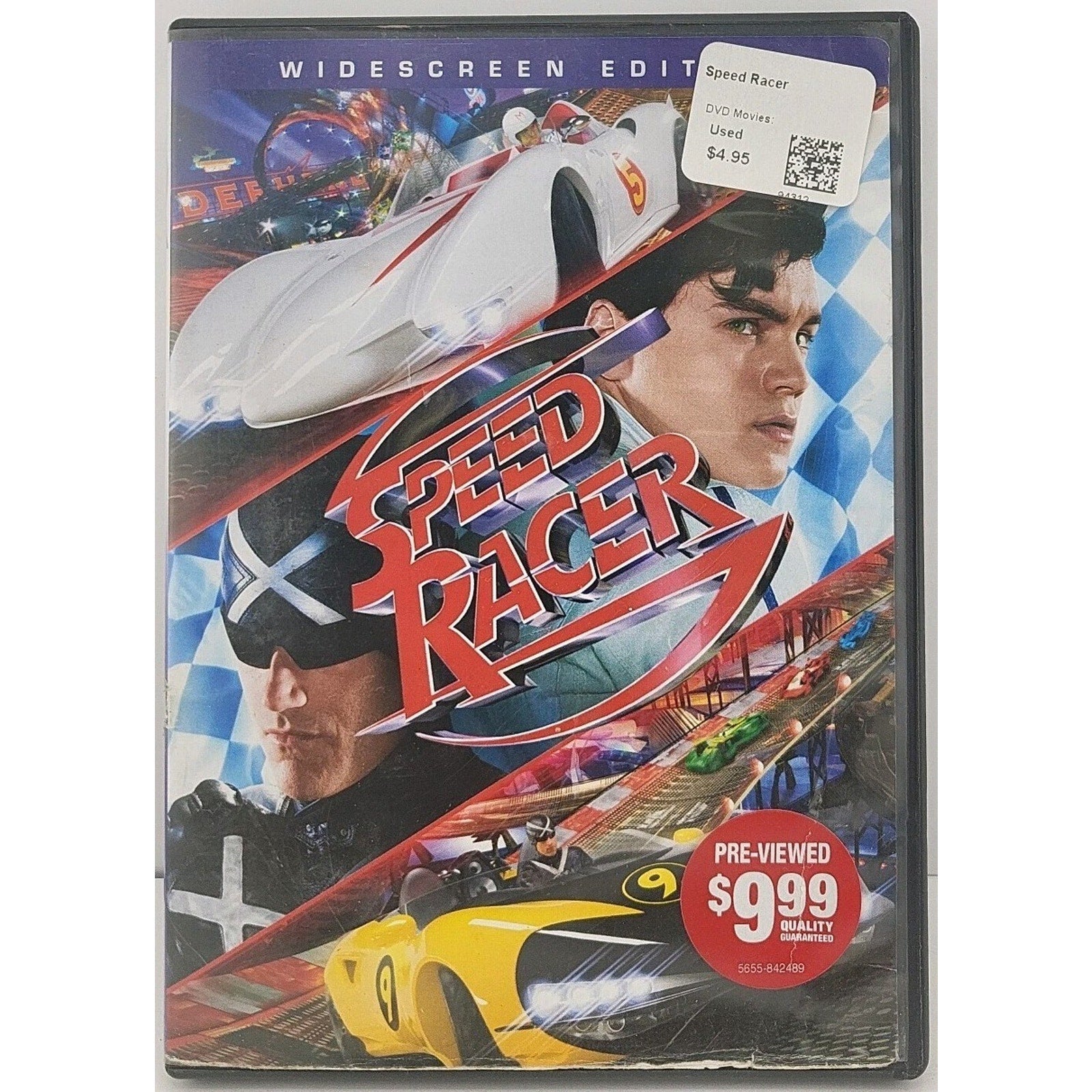 Speed Racer (DVD, 2008, Widescreen)