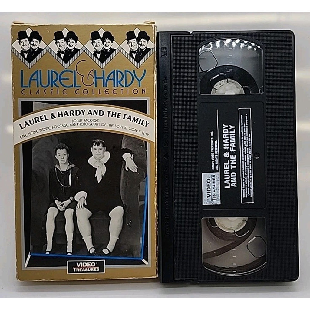 Laurel and Hardy and the Family (VHS, 1991)