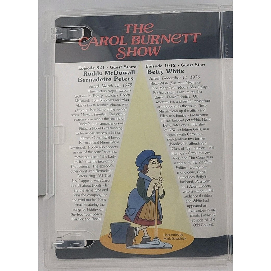 The Carol Burnett Show DVD Episode 821 Episode 1012 The Collector's Edition