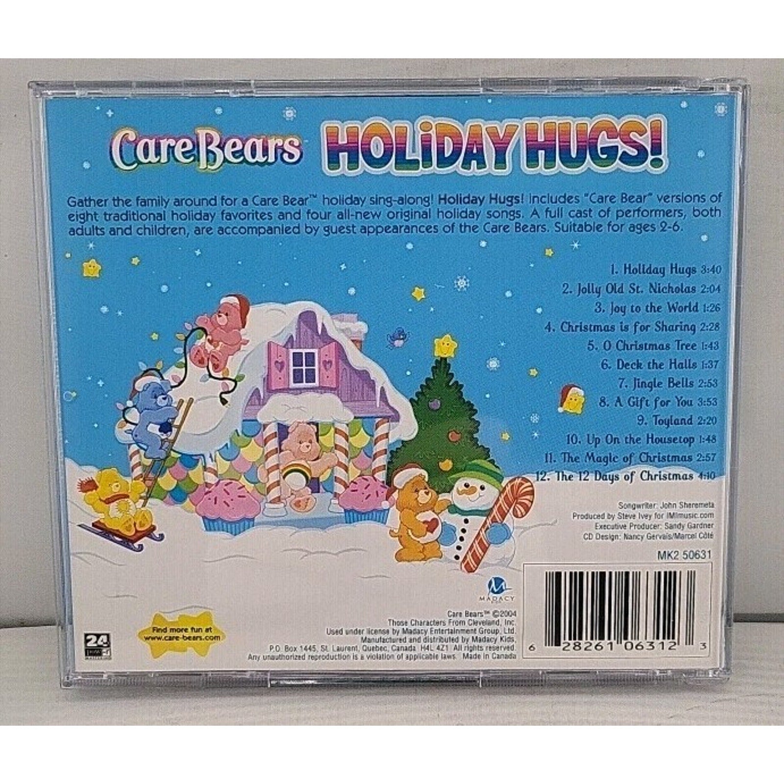 Holiday Hugs by Care Bears (CD, 2004)