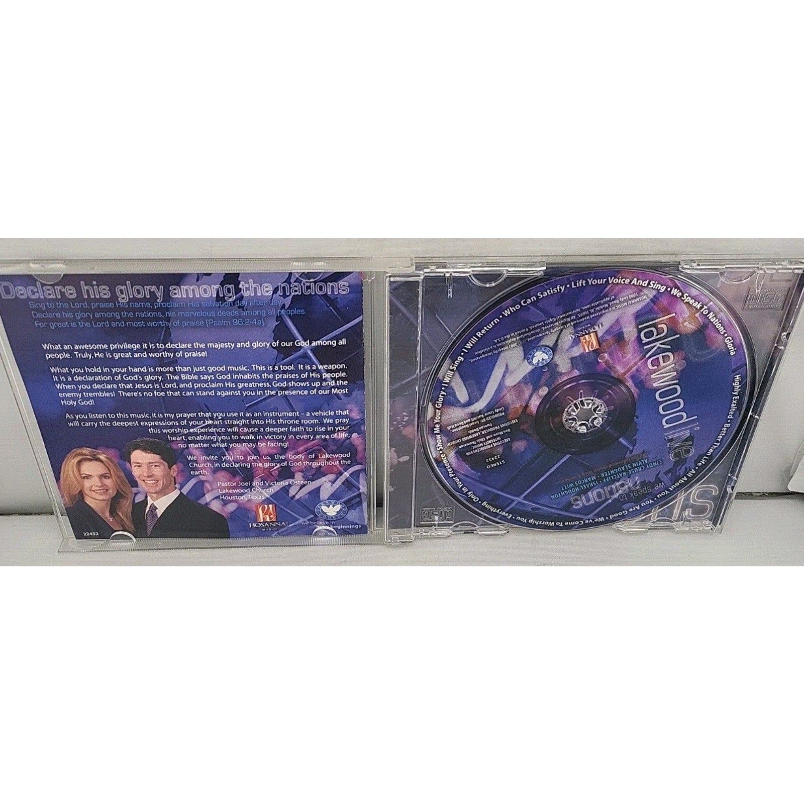 Lakewood Live We Speak To Nations CD Cindy Ratcliff Marcus Witt