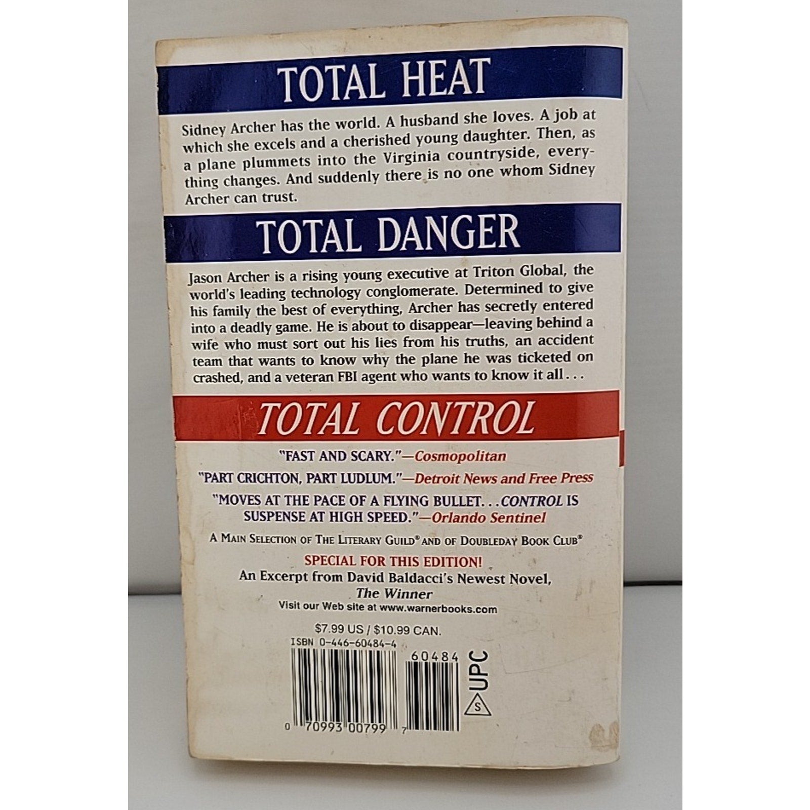 Total Control by David Baldacci (1997, Mass Market)