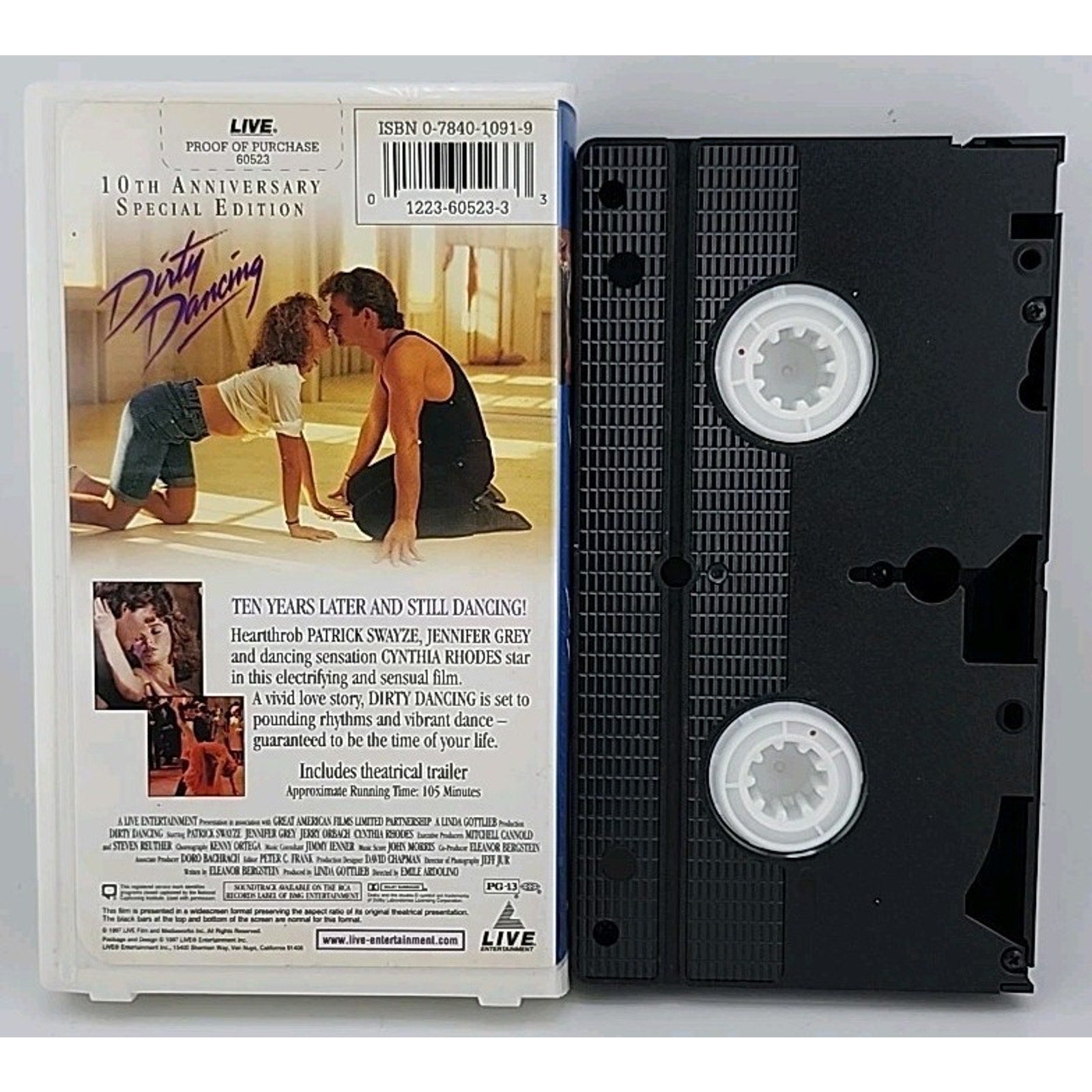 Dirty Dancing (VHS, 1997, 10th Anniversary Edition)