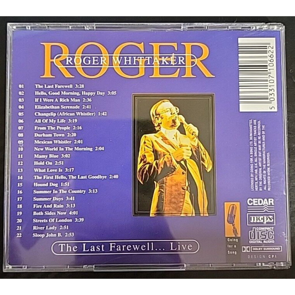 Roger Whittaker - Music CD - Roger Whittaker