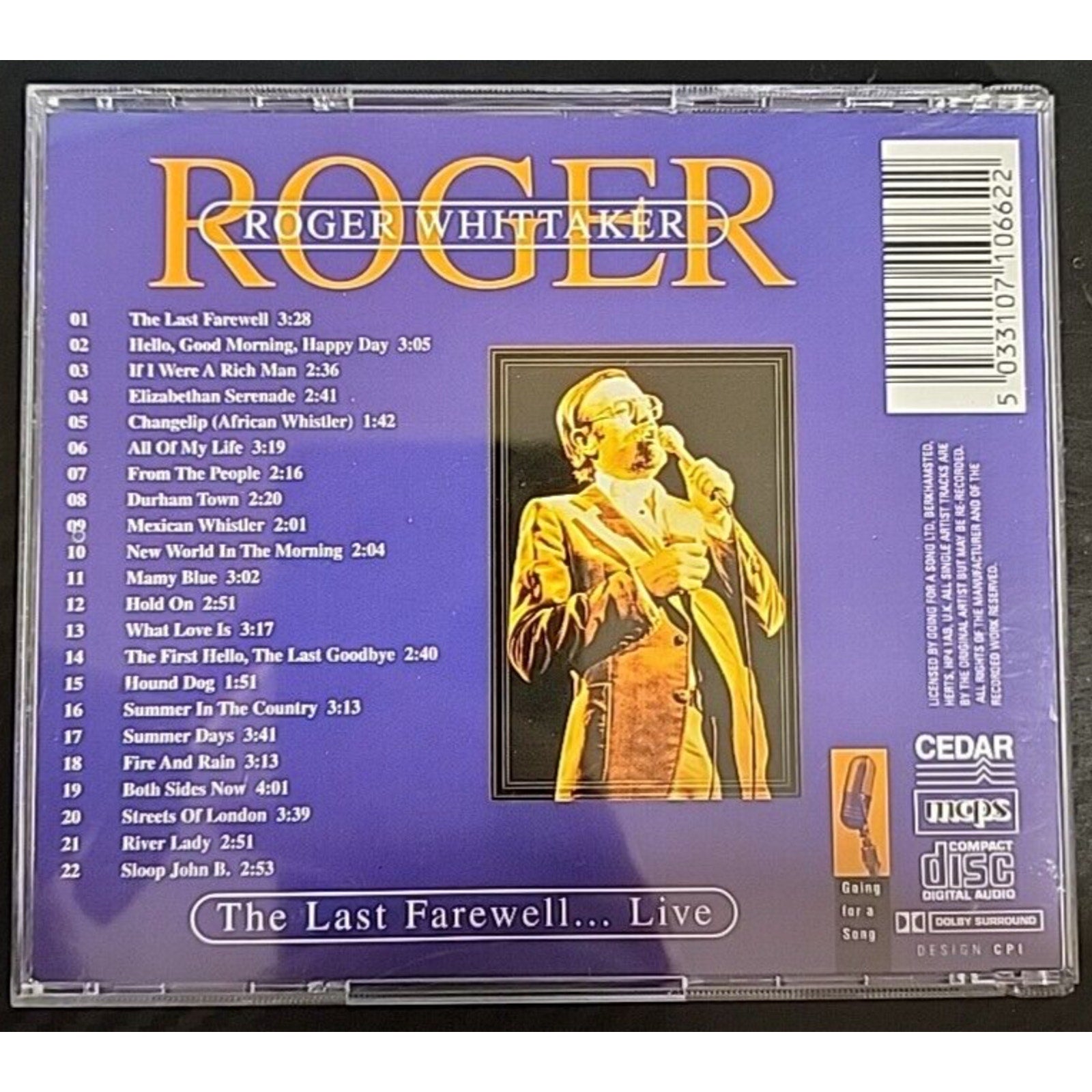 Roger Whittaker - Music CD - Roger Whittaker