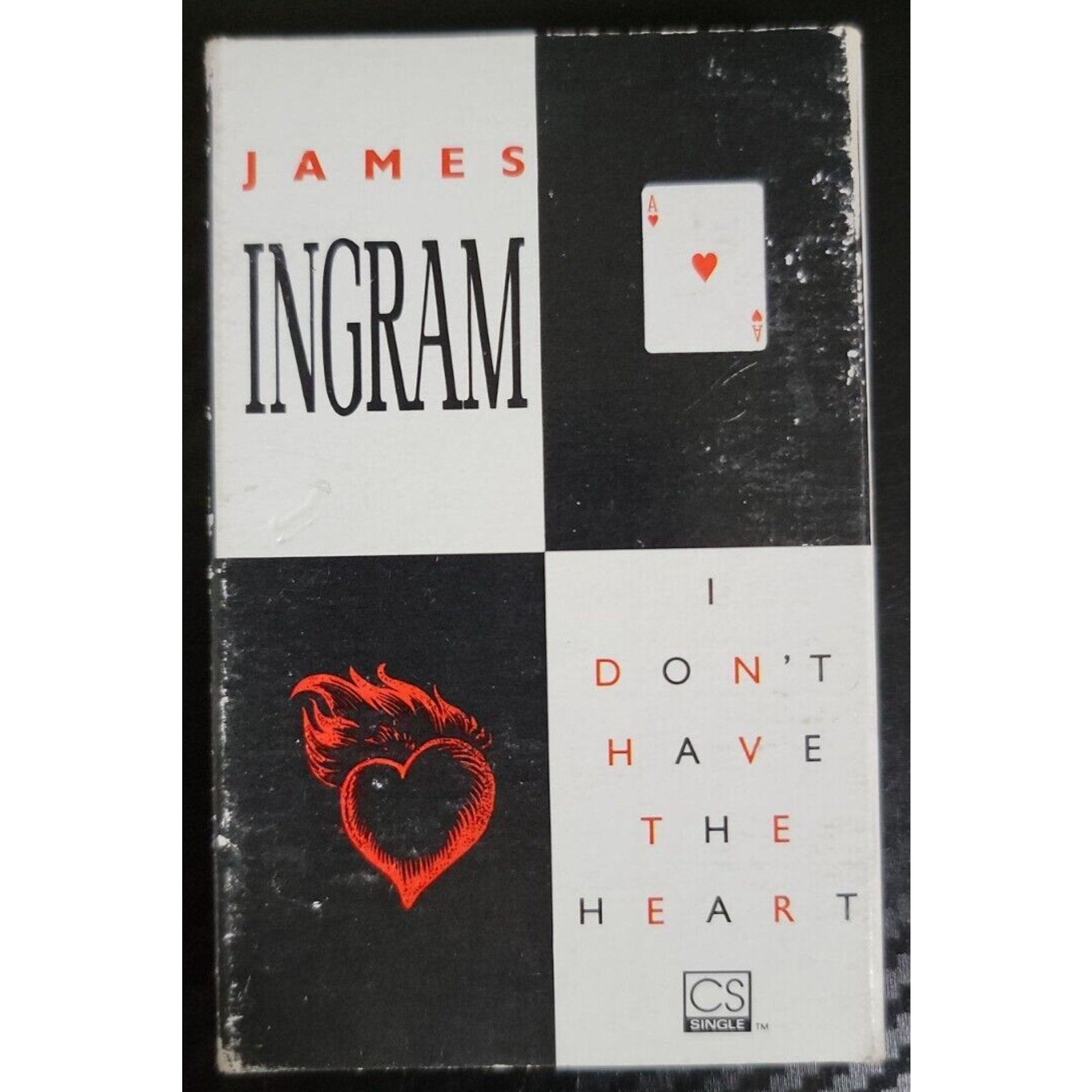 James Ingram I Don't Have A Heart Single Baby Be Mine Instrumental Cassette