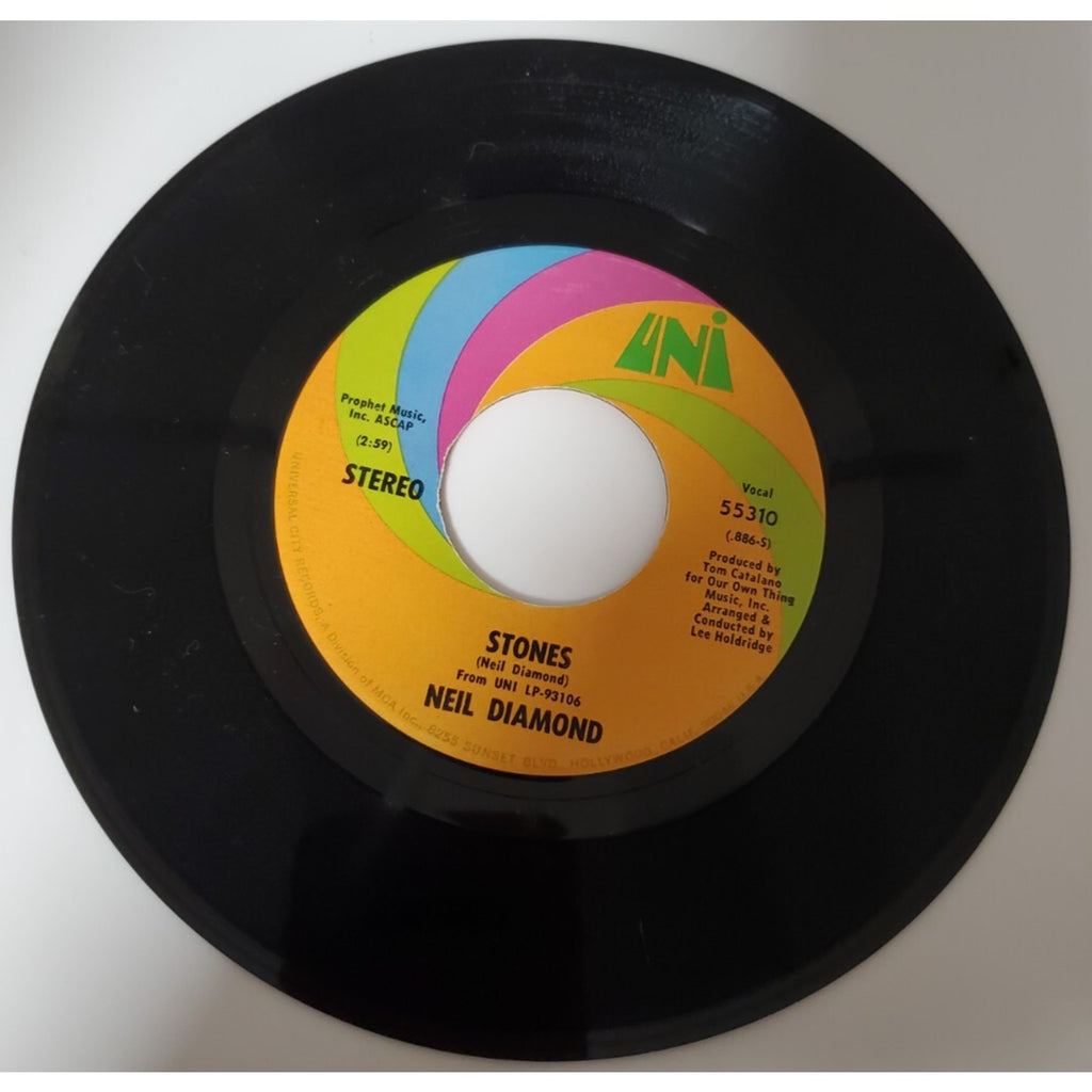 Neil Diamond - Stones - 45RPM Record - Singles