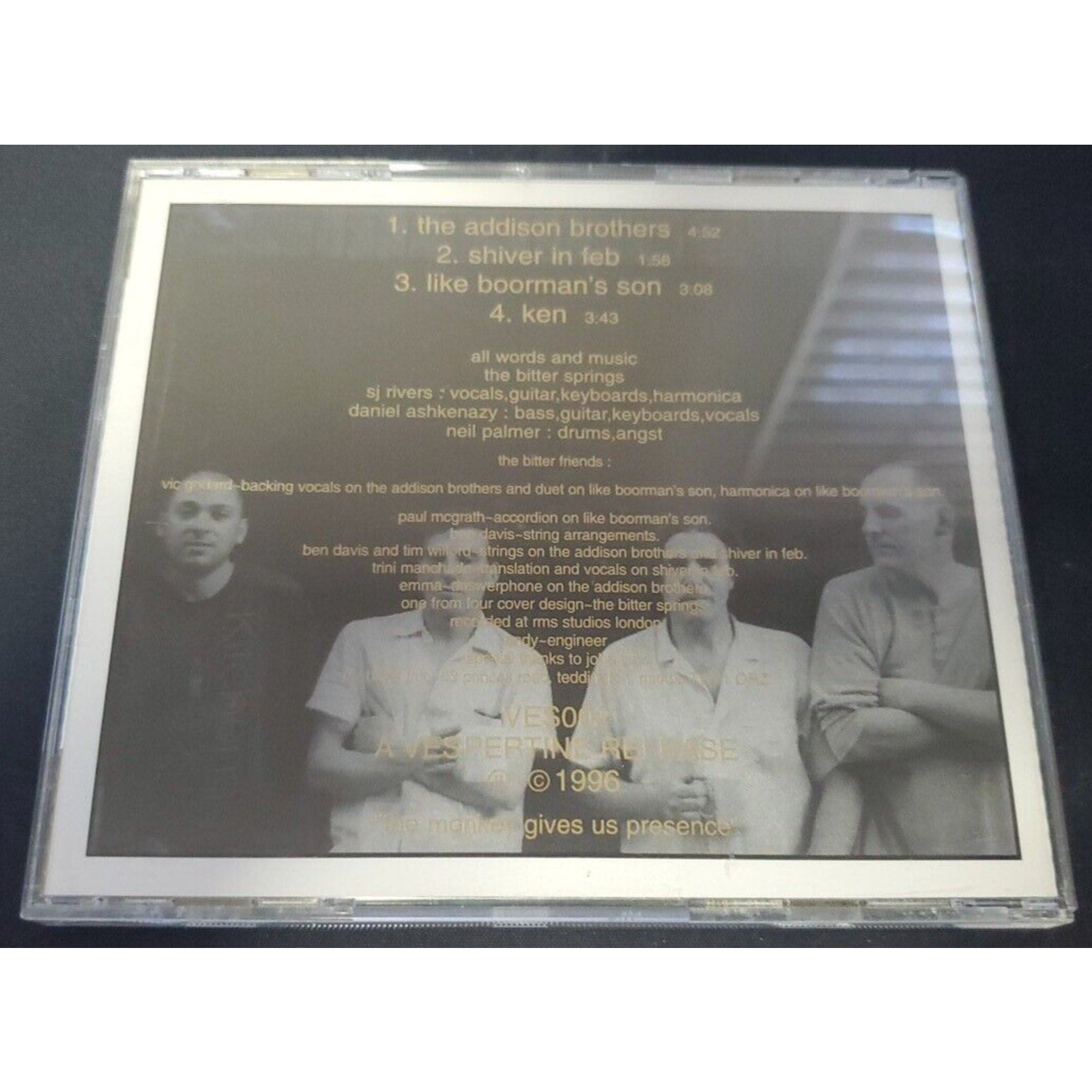 The Bitter Springs The Addison Brothers (CD)