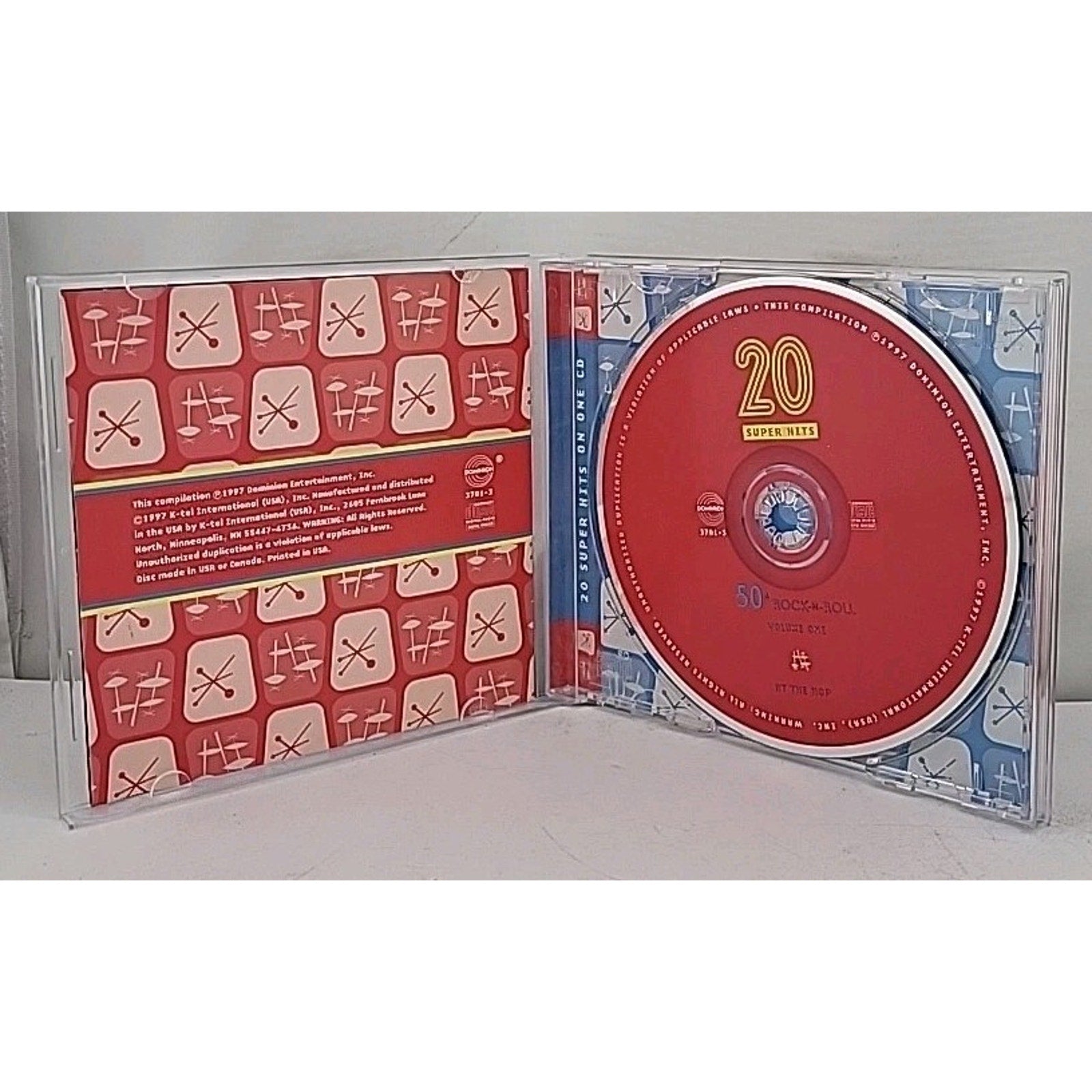 50's Rock & Roll, Vol. 1 [K-Tel] by Various Artists (CD, Feb-1997, K-Tel...