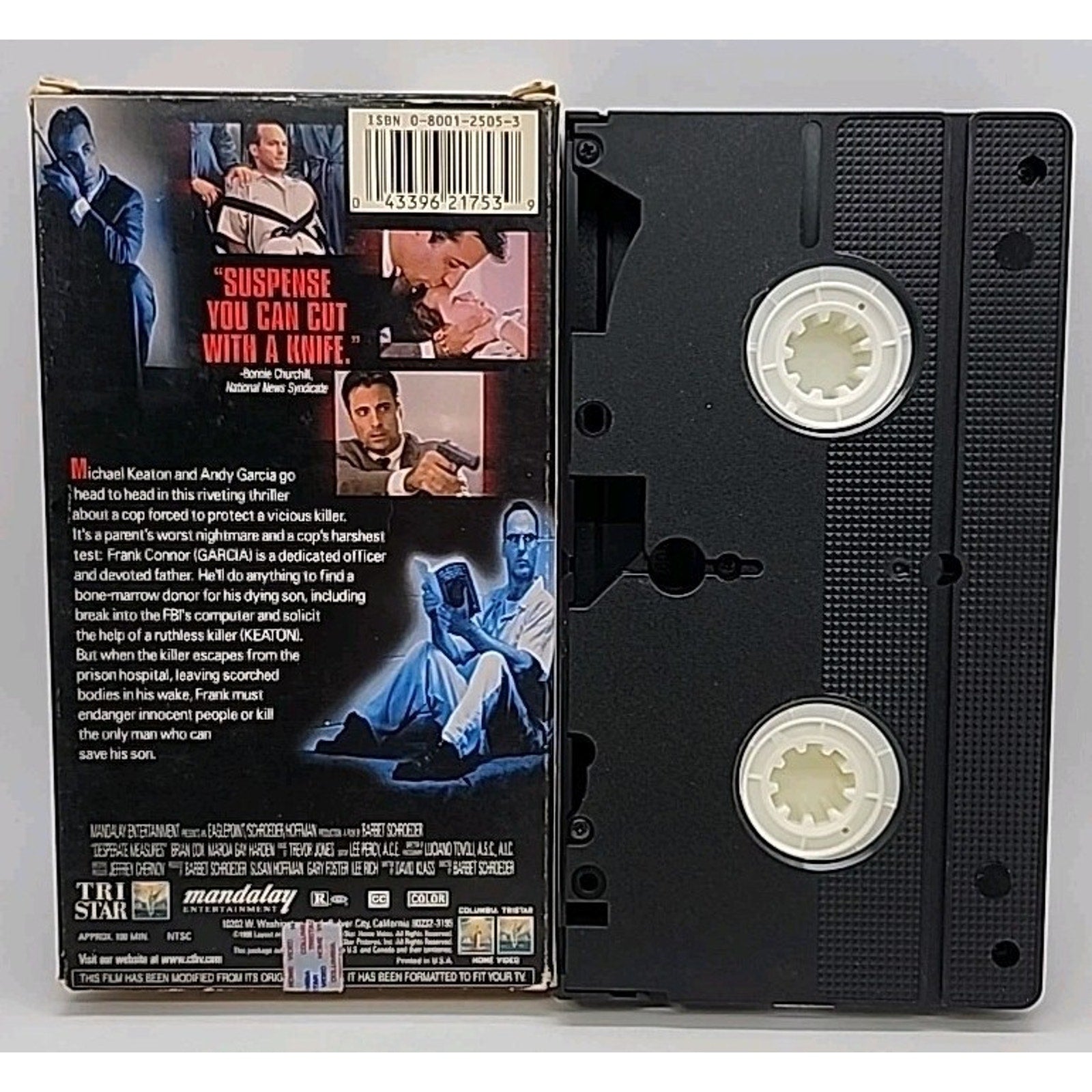 Desperate Measures (VHS, 1998, Closed Captioned)