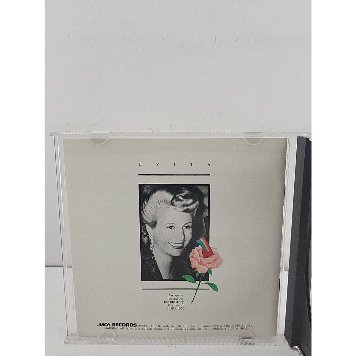 Evita: An Opera Based On the Life Story of Eva Peron 1919-1952 CD