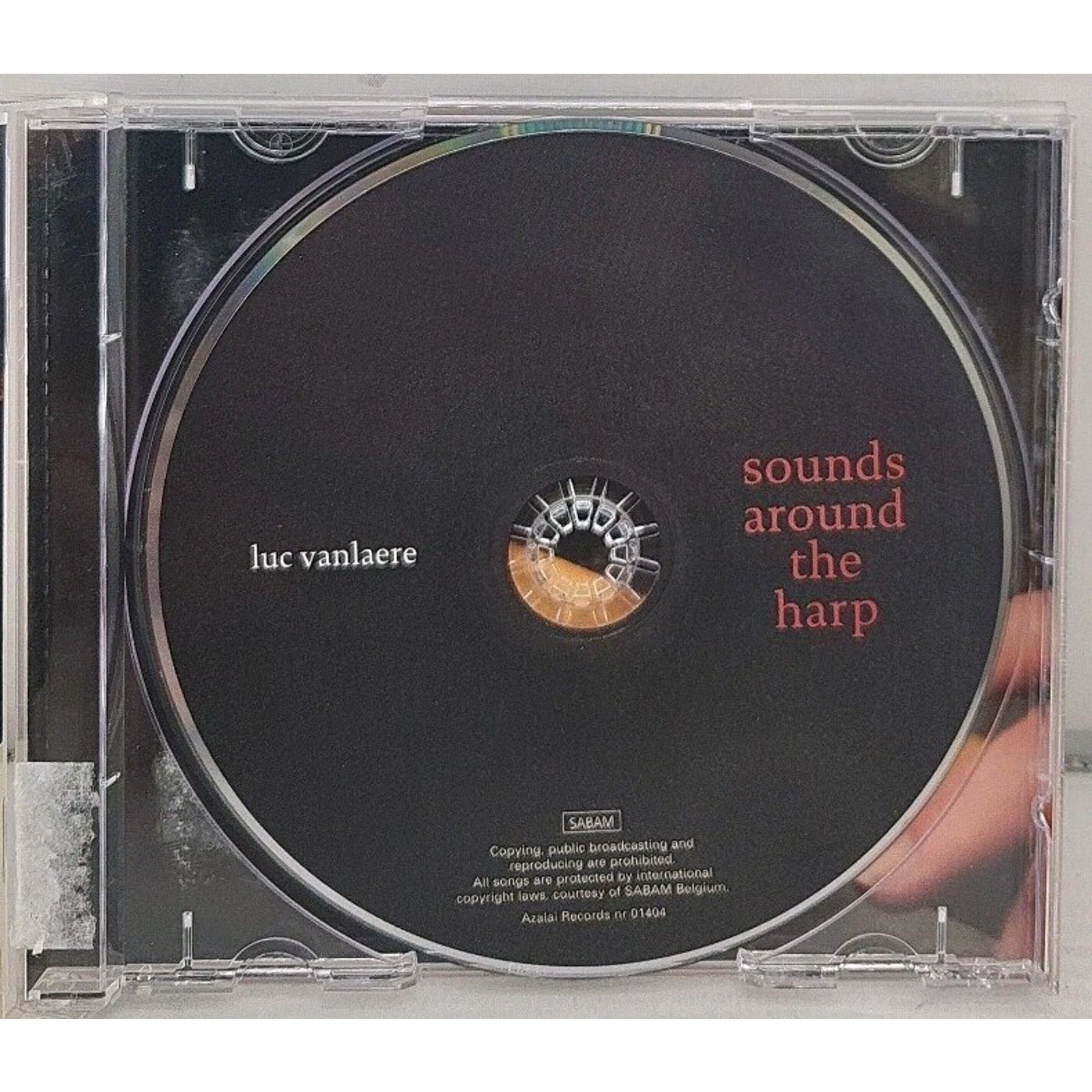 Sounds Around The Harp CD By Luc Vanlaere *Signed*