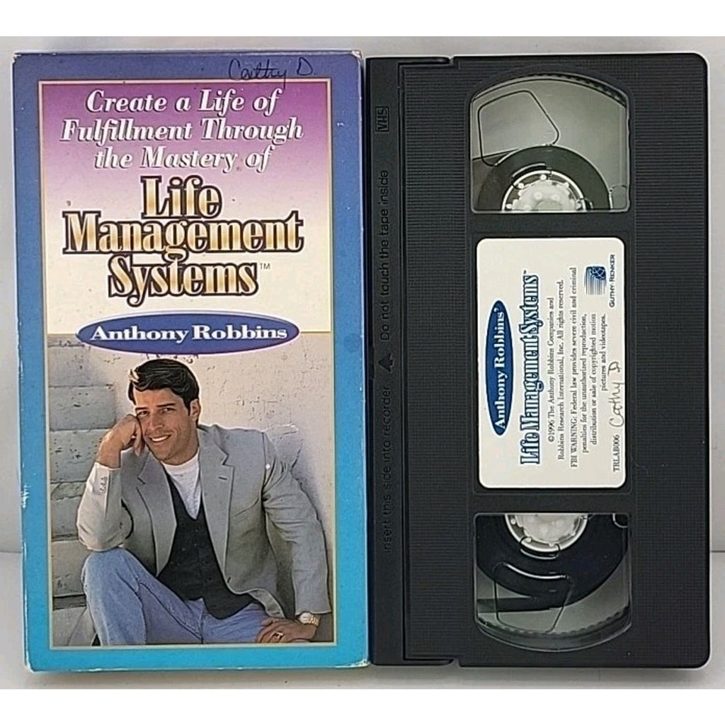 Life Management Systems Anthony Tony Robbins (VHS 1996)