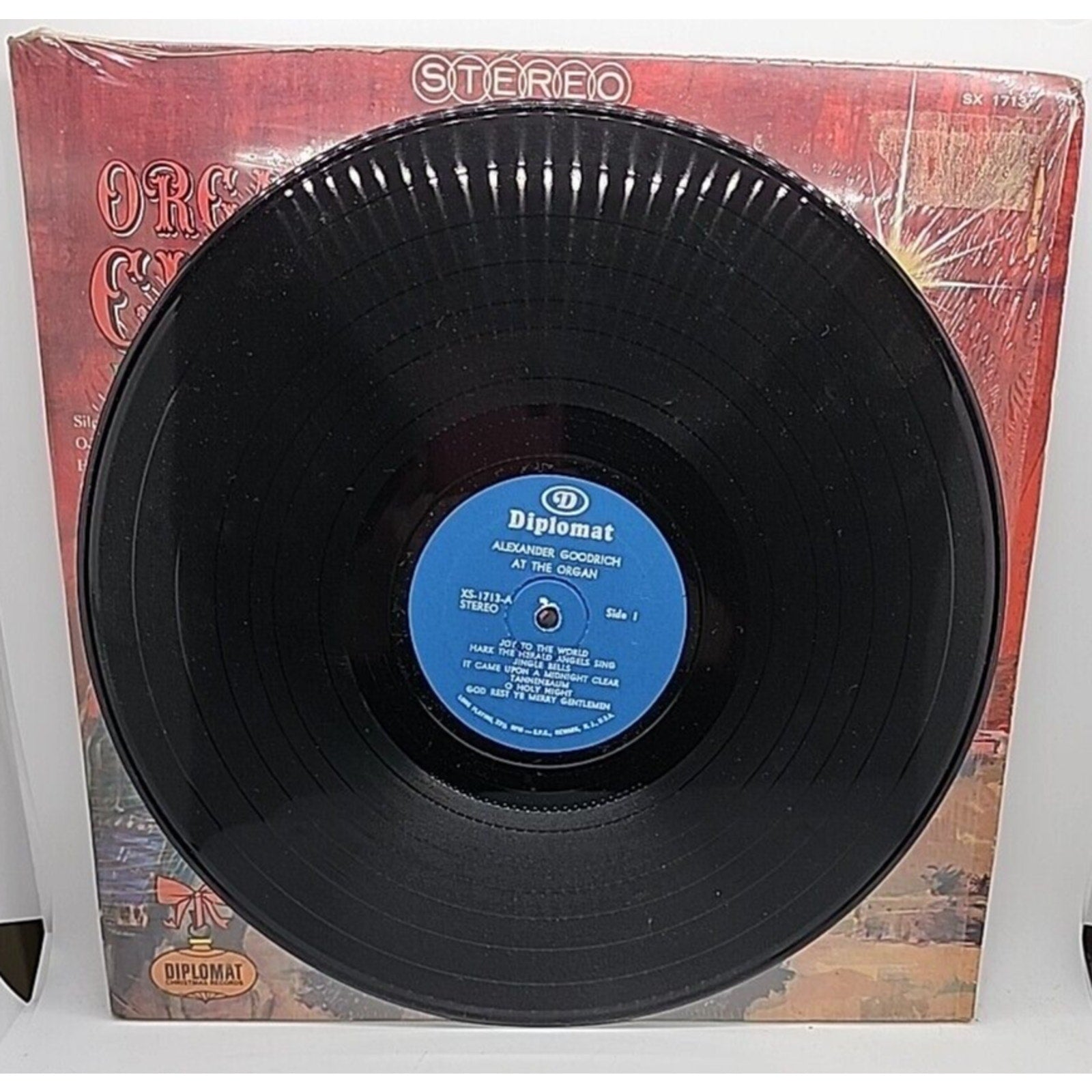 Alexander Goodrich – At The Organ - Organ and Chimes Christmas Favorites(Record)