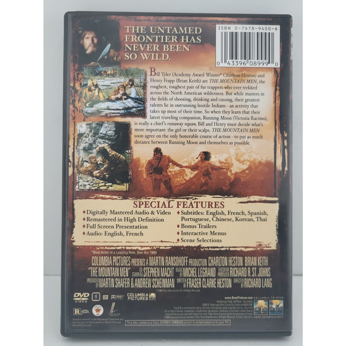 The Mountain Men (DVD, 1980)