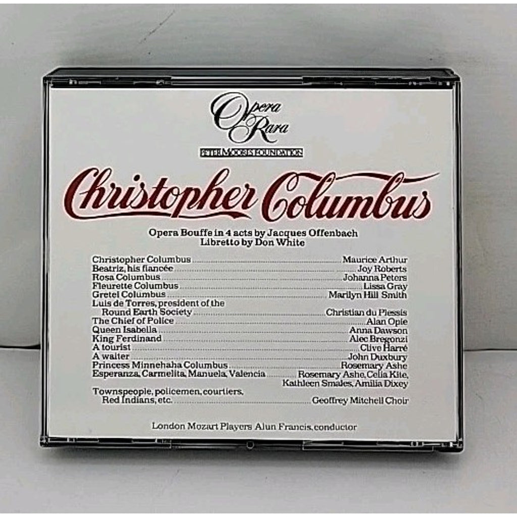 Offenbach Christopher Columbus Opera Rara ( 2 CD Box Set) Peter Moores