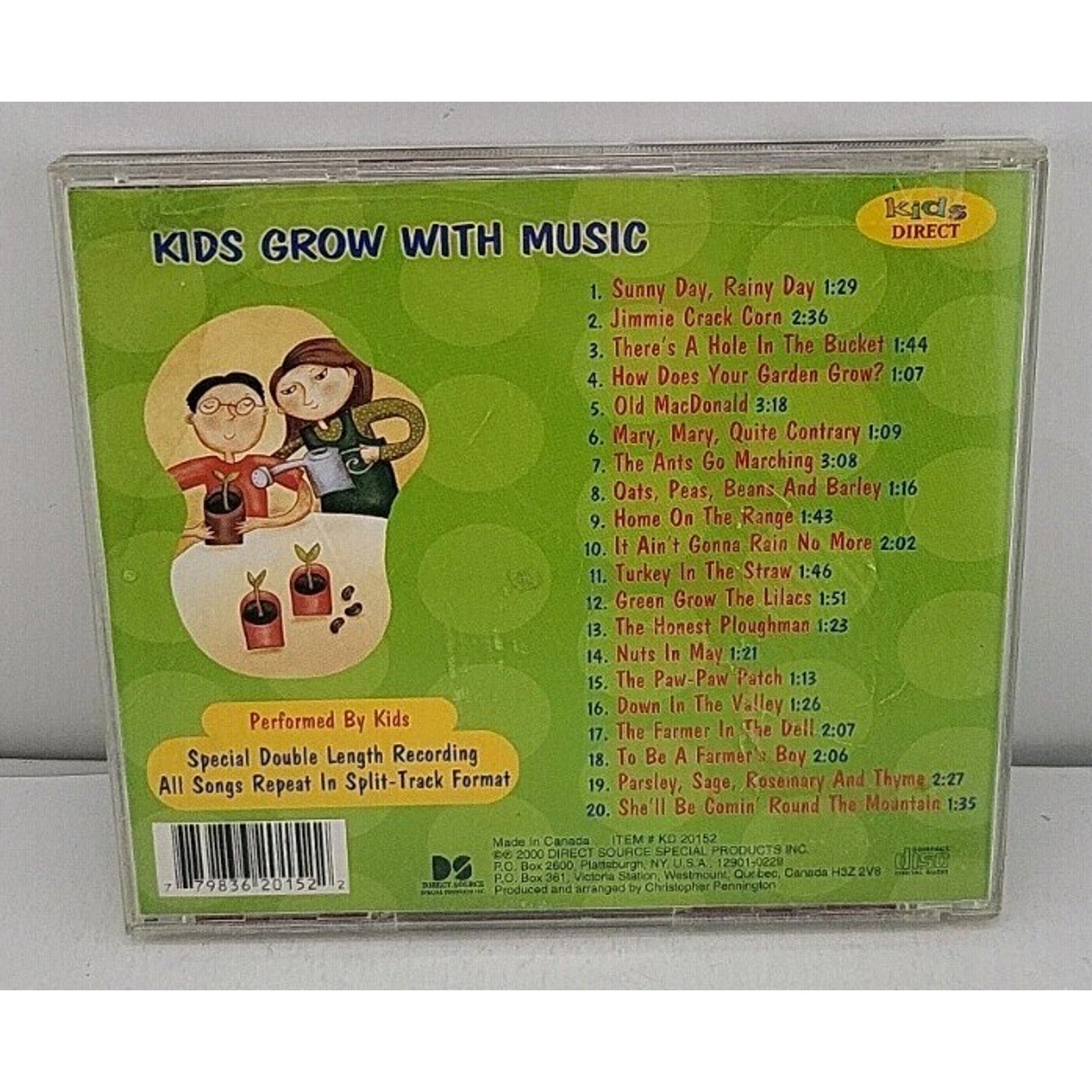 Kids Grow with Music by Various (CD, 2000)