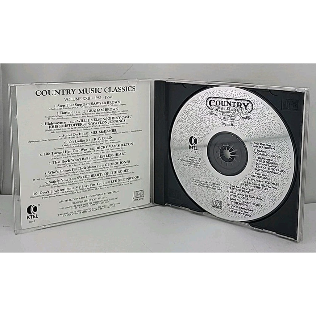 Country Music Classics, Vol. 22 1985-1990 by Various Artists (CD, K-Tel...