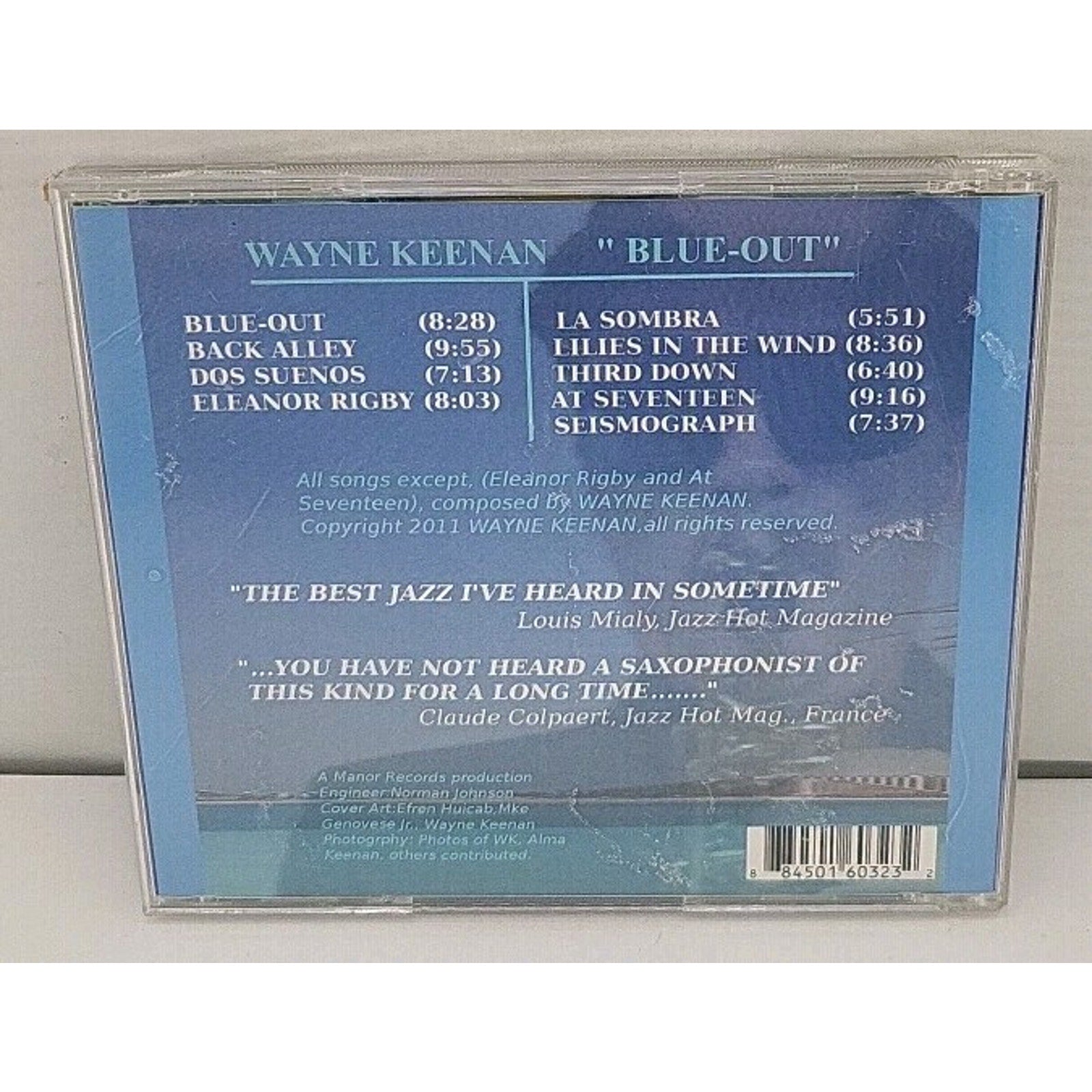 Blue Out by Wayne Keenan (CD, 2012)