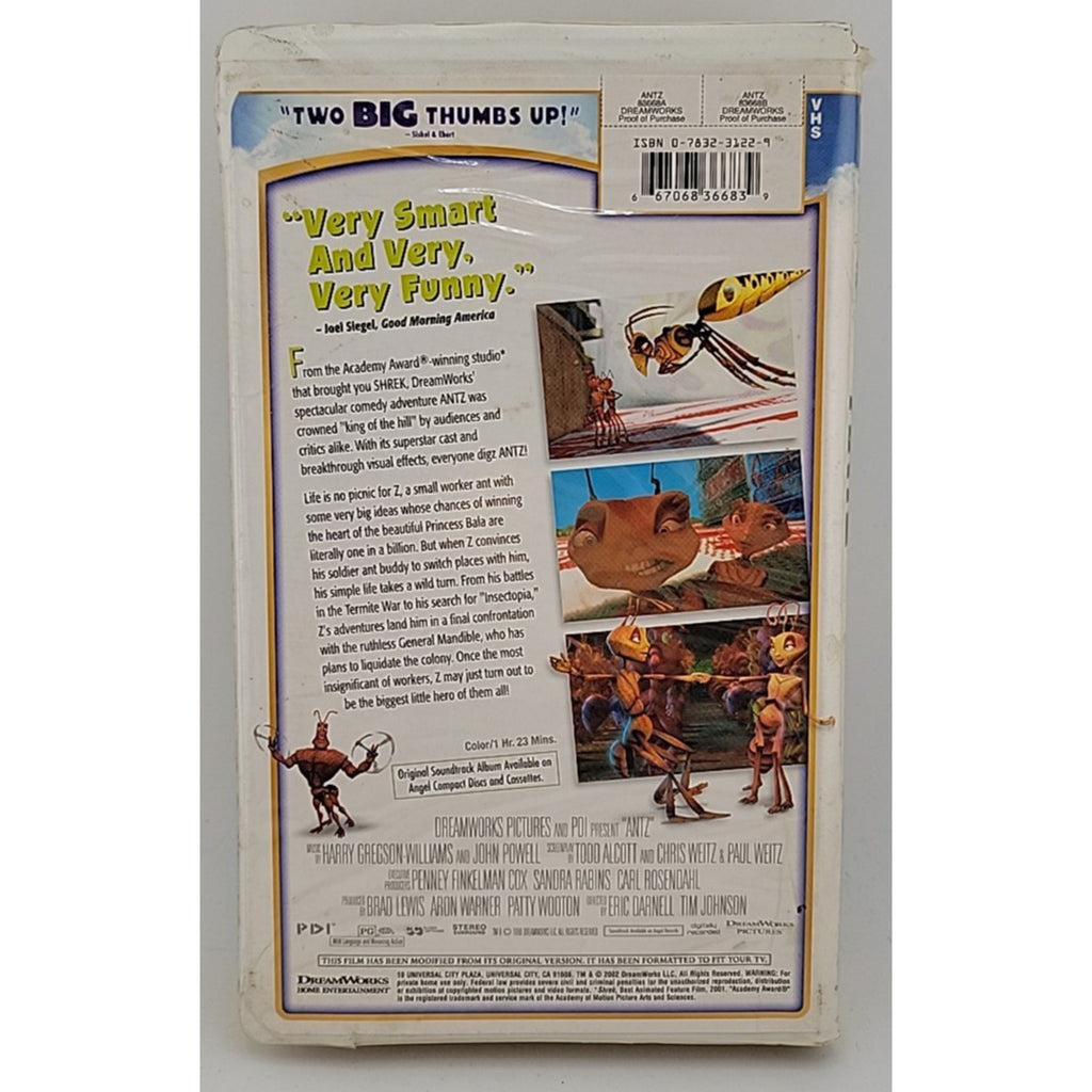 Antz (VHS, 1999, Clamshell)