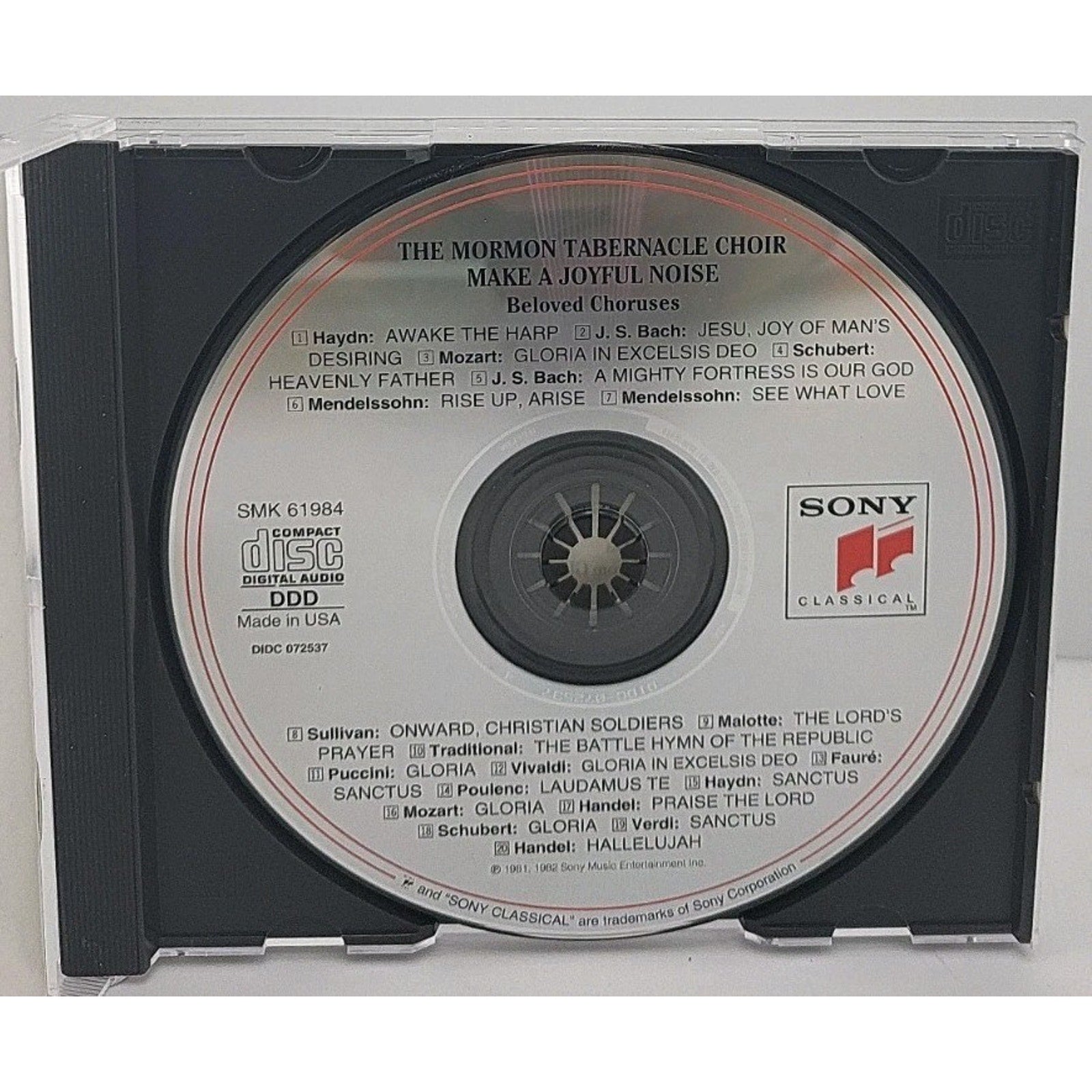 Beloved Choruses by Mormon Tabernacle Choir (CD, 1995)