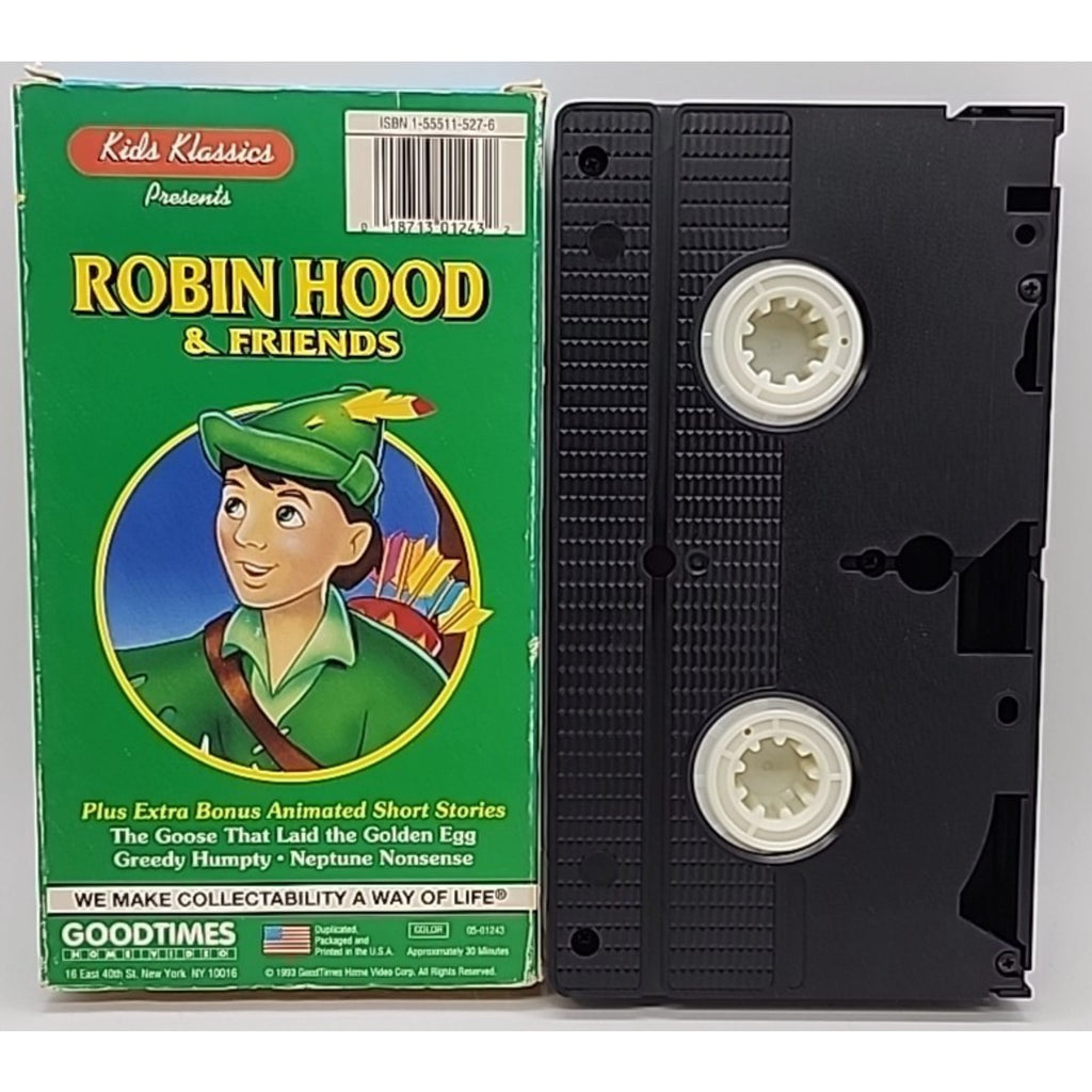 Robin Hood & Friends (VHS,1993) Goodtimes Home Video