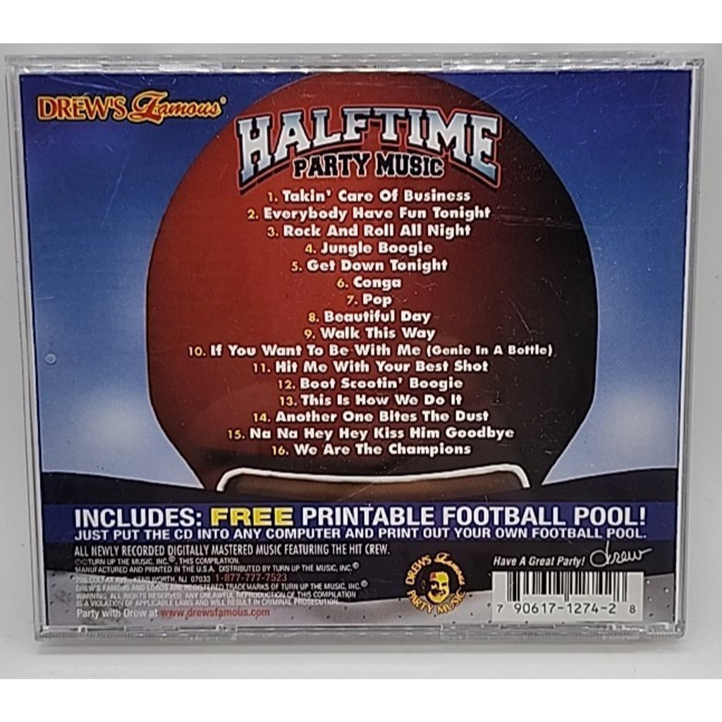 Drew's Famous Halftime Party Music by The Hit Crew (CD)