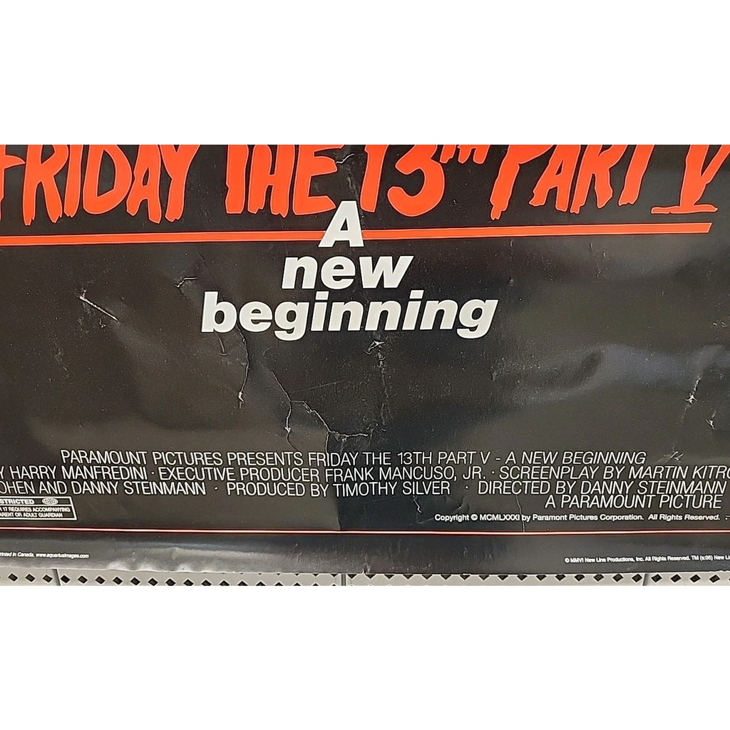 Friday The 13th Part V Movie Poster 24x36
