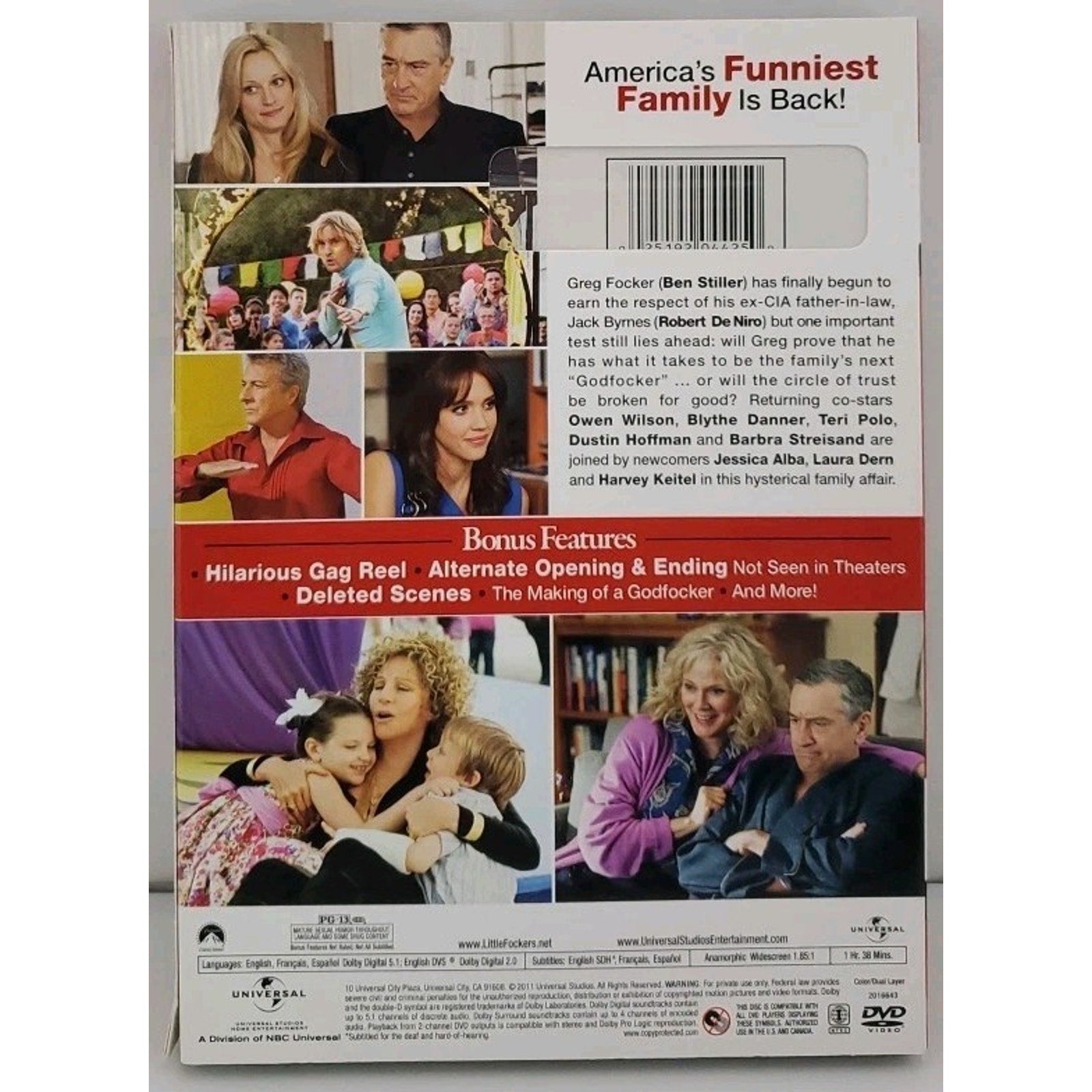 Little Fockers (DVD, 2010) *Brand New*