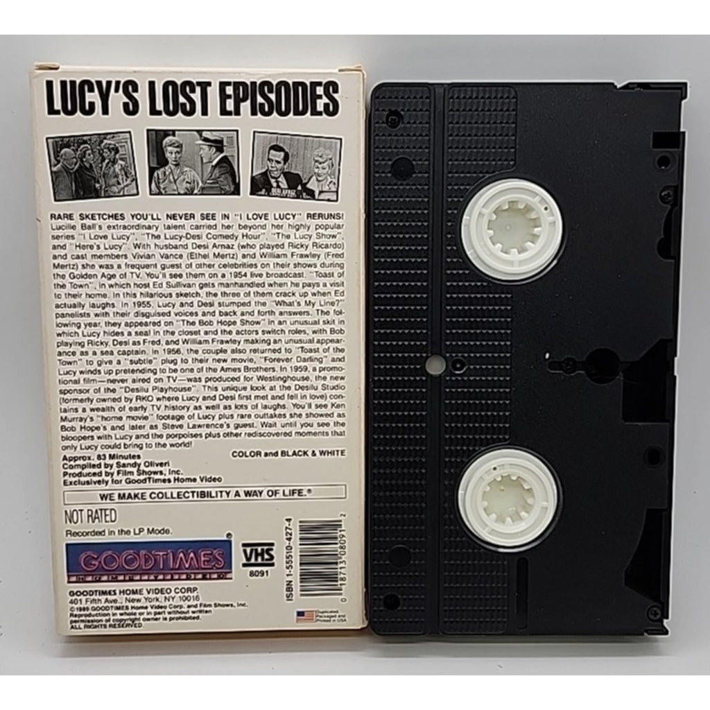 Lucys Lost Episodes (VHS, 1990)