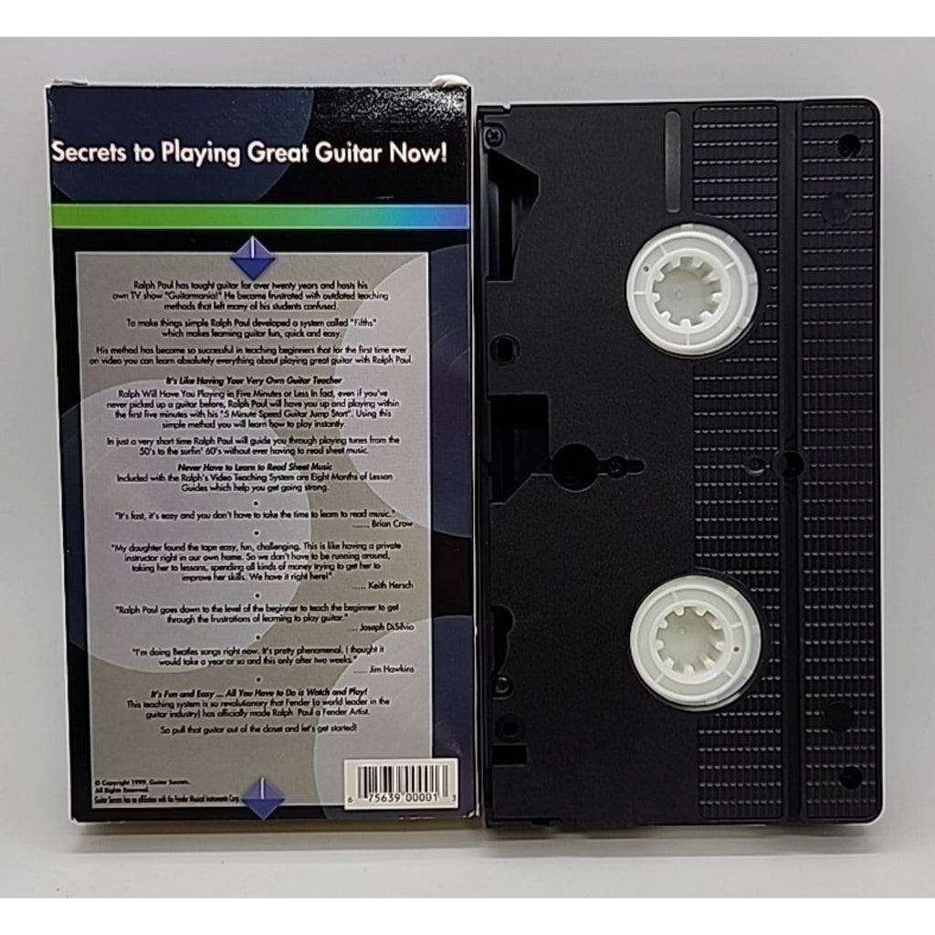Secrets To Playing Great Guitar Now ! Ralph Paul (VHS)