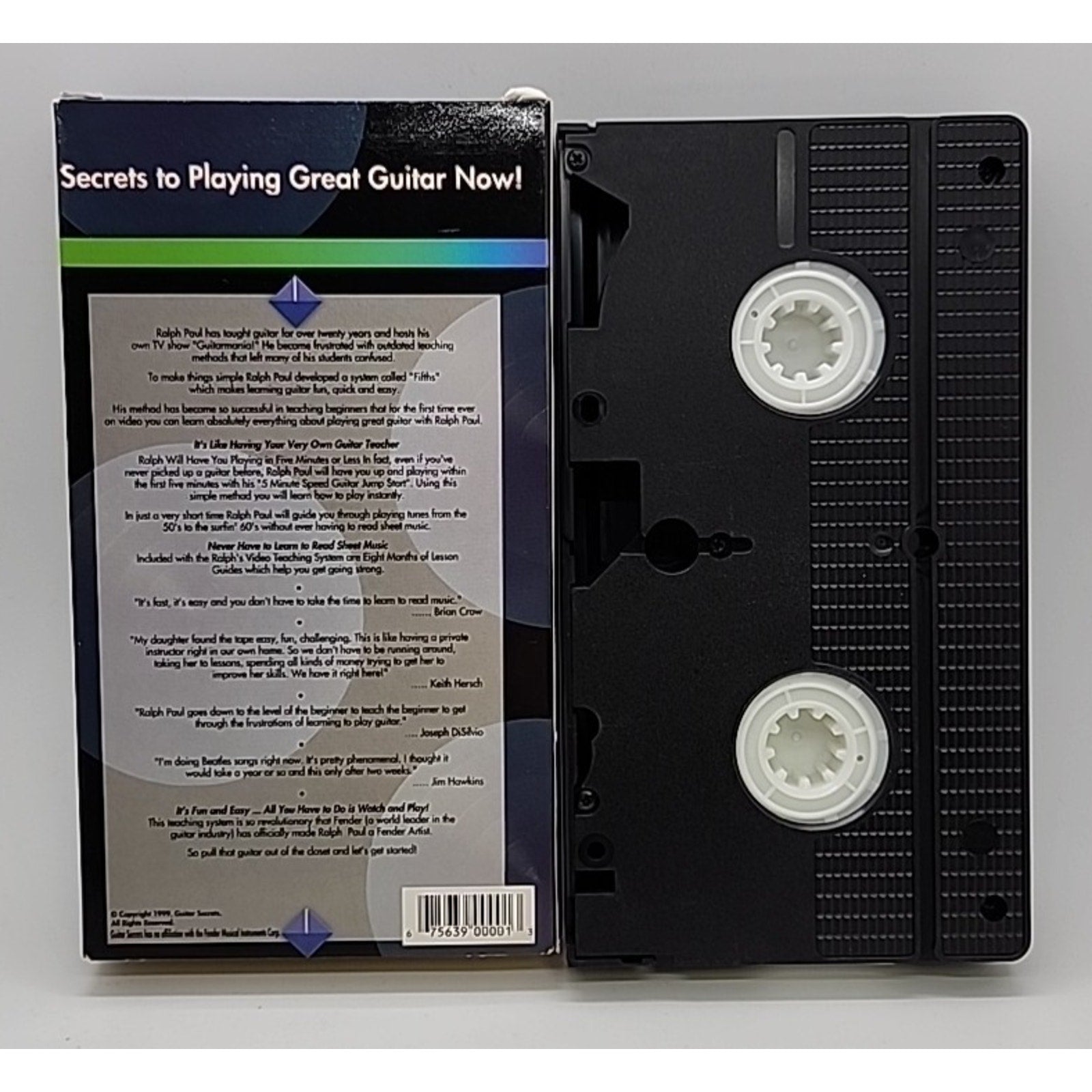 Secrets To Playing Great Guitar Now ! Ralph Paul (VHS)