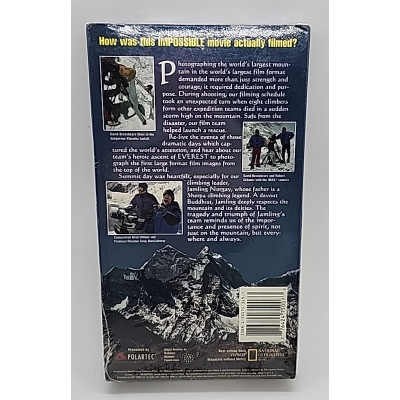 The Making of Everest A MacGillivrey Freeman Film (VHS) *Brand New*