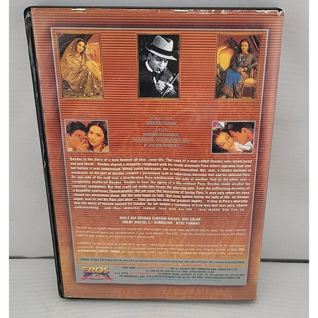 Devdas DVD