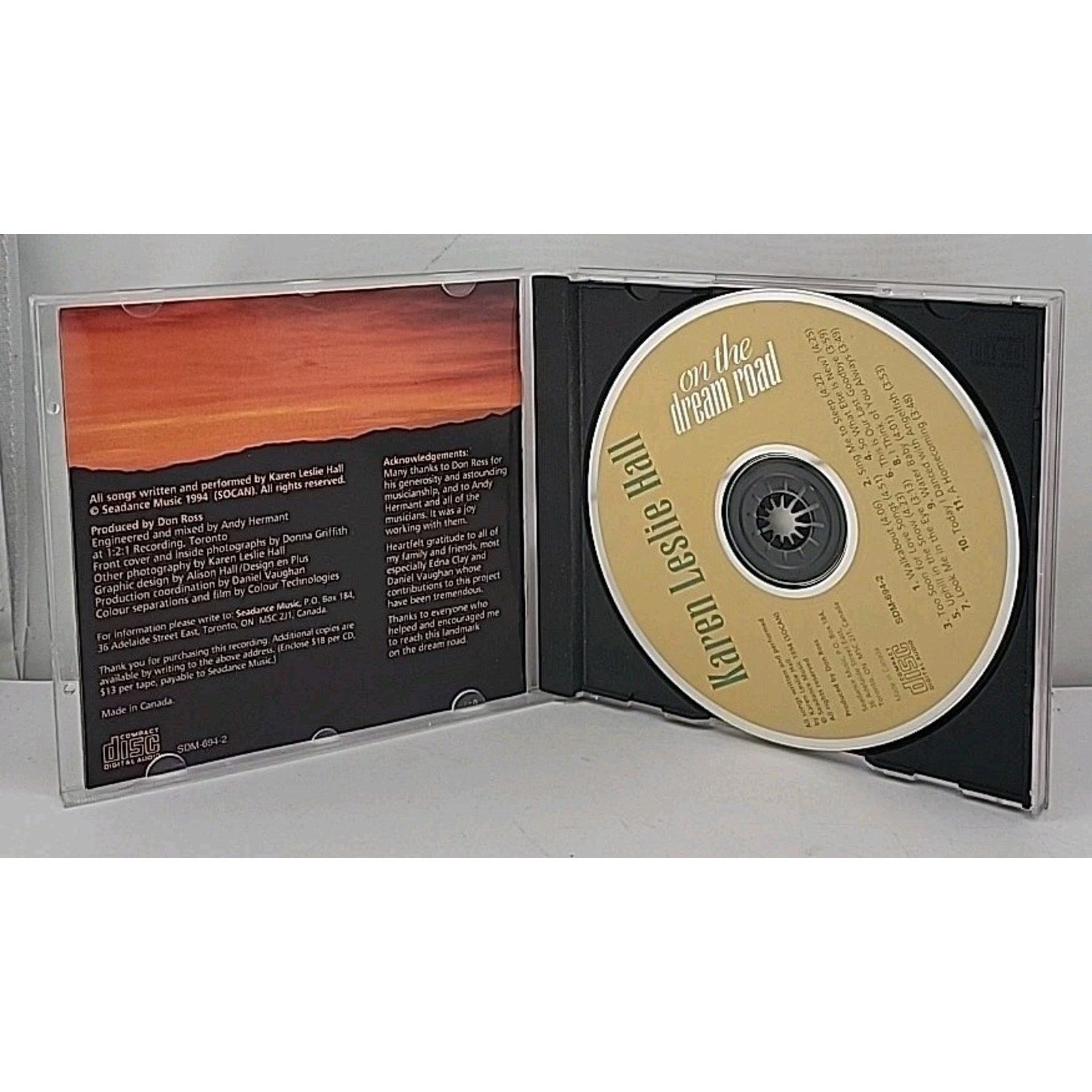 Karen Leslie Hall On The Dream Road CD
