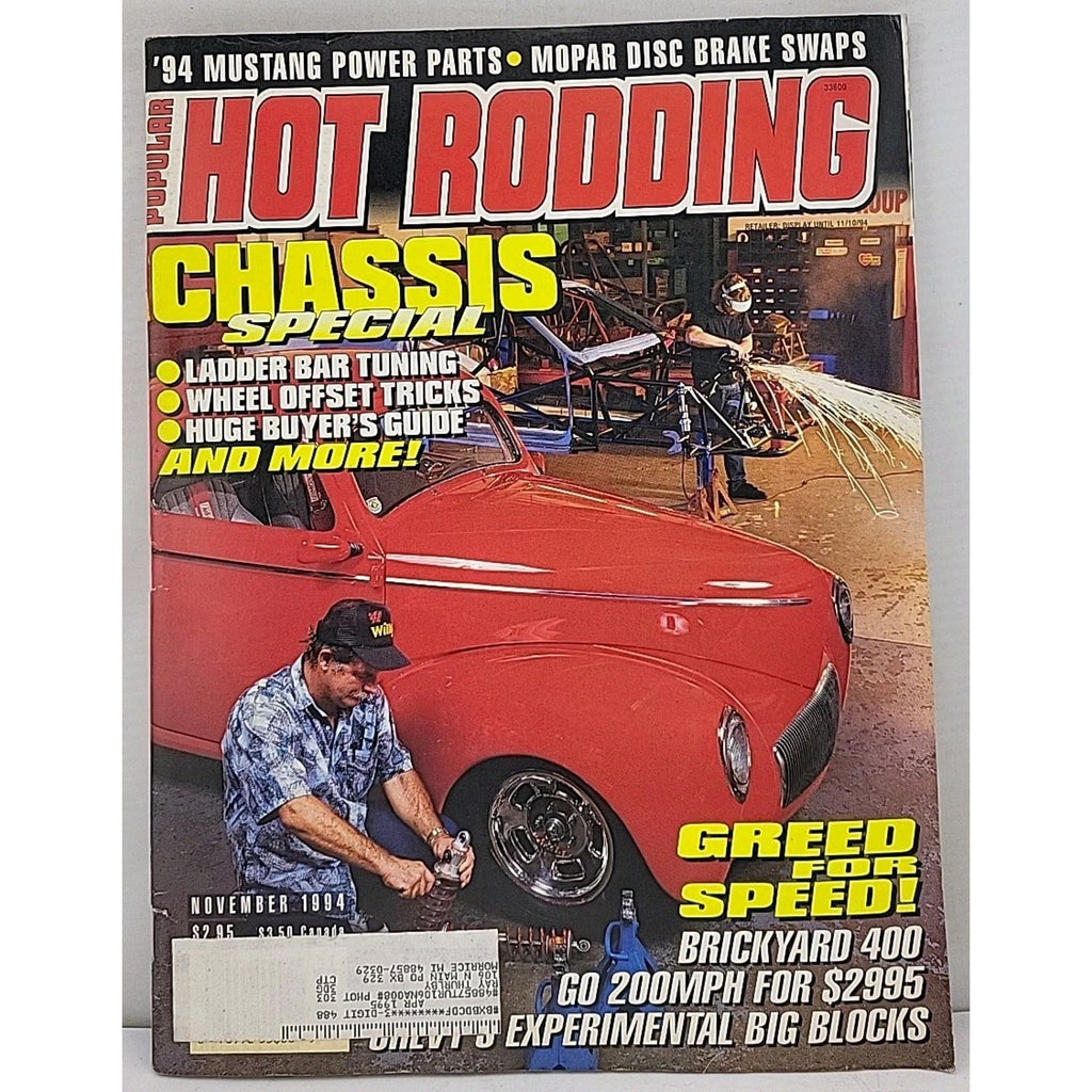 Popular Hot Rodding Magazine - November 1994 - Volume 34 Number 11