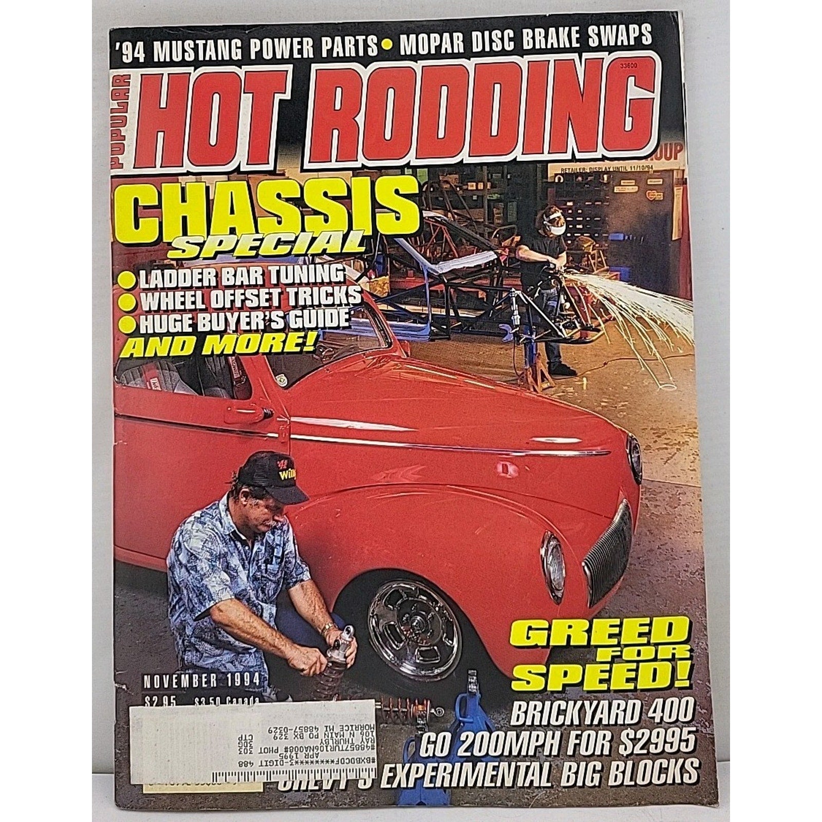 Popular Hot Rodding Magazine - November 1994 - Volume 34 Number 11