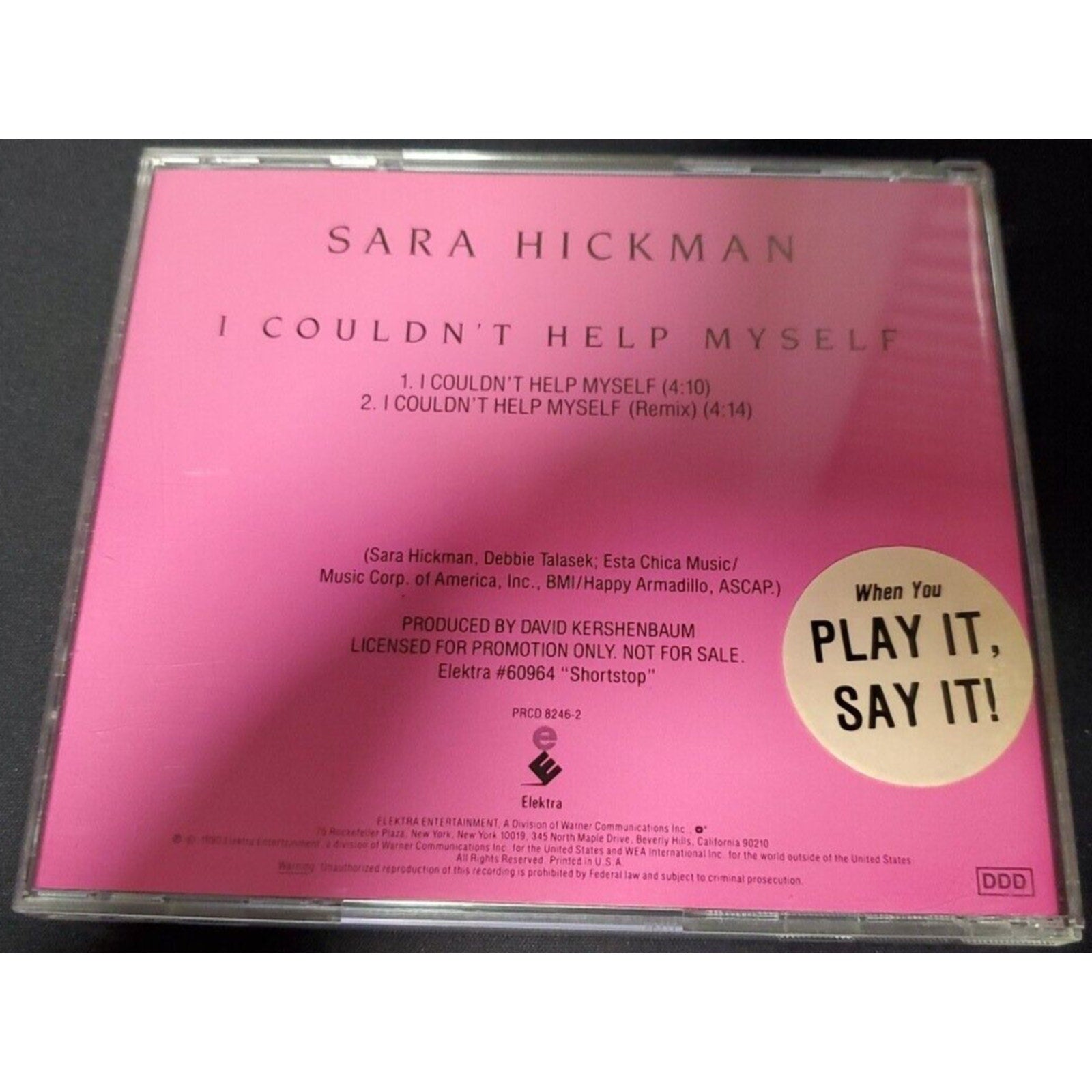 Sara Hickman I Couldnt Help Myself (CD) - Singles