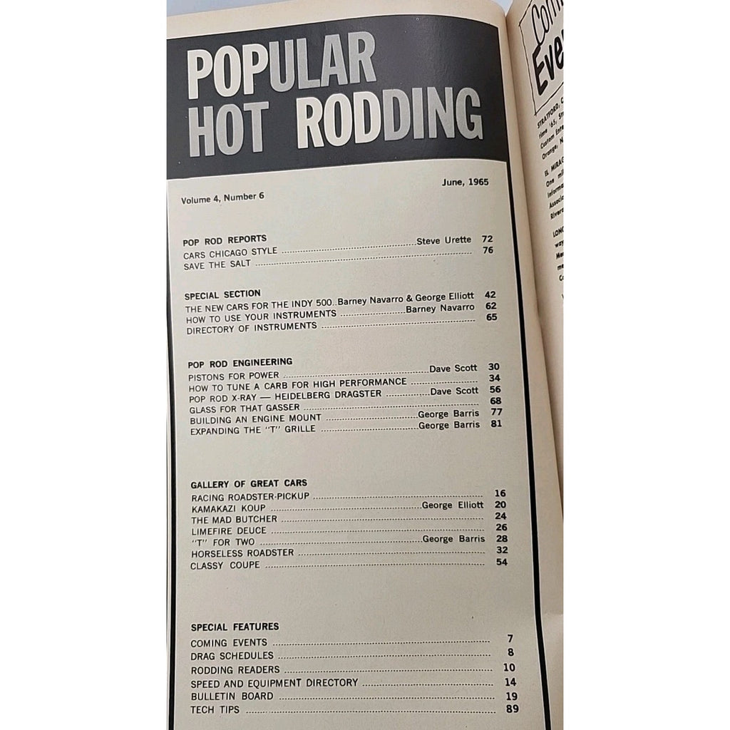 Popular Hot Rodding Magazine June 1965