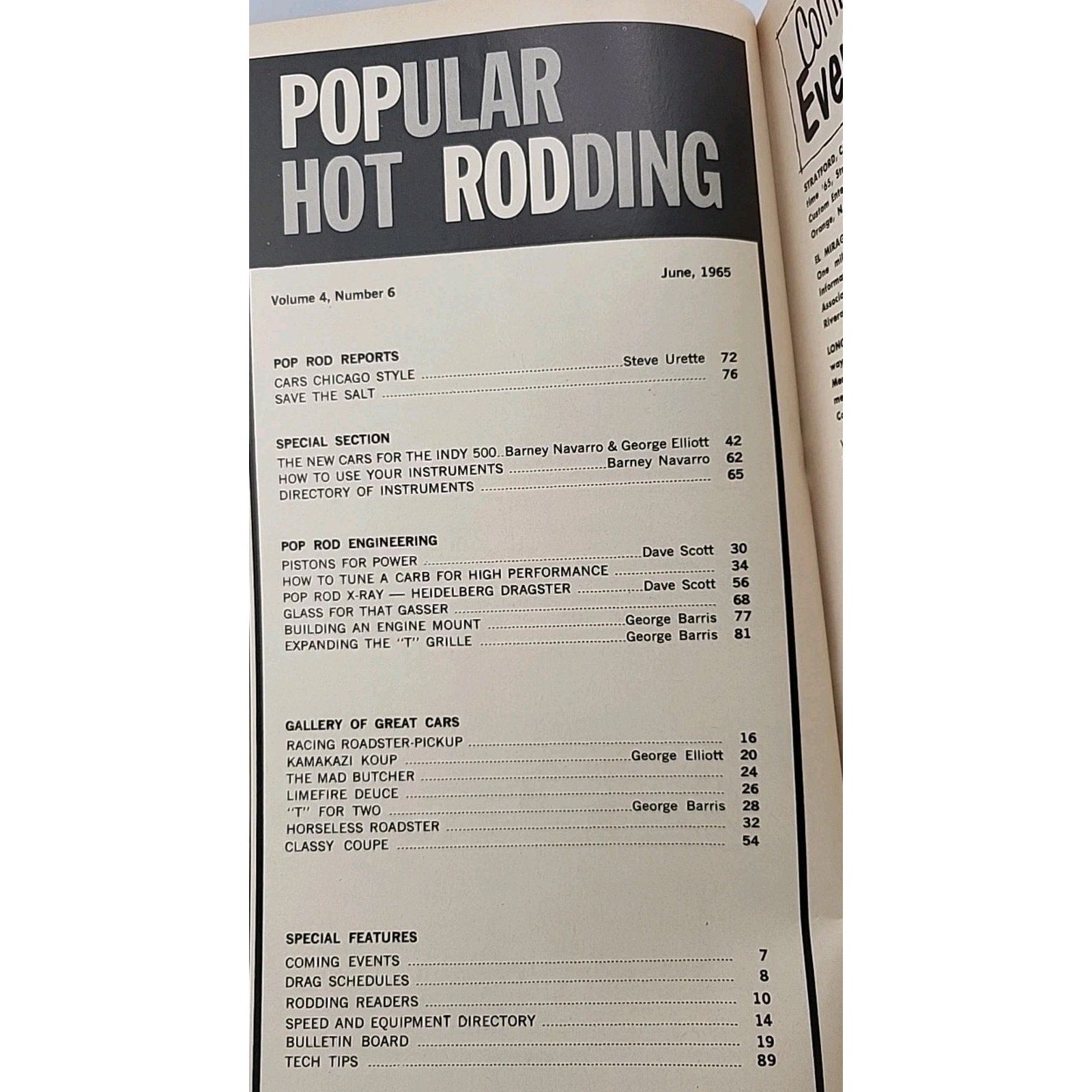Popular Hot Rodding Magazine June 1965