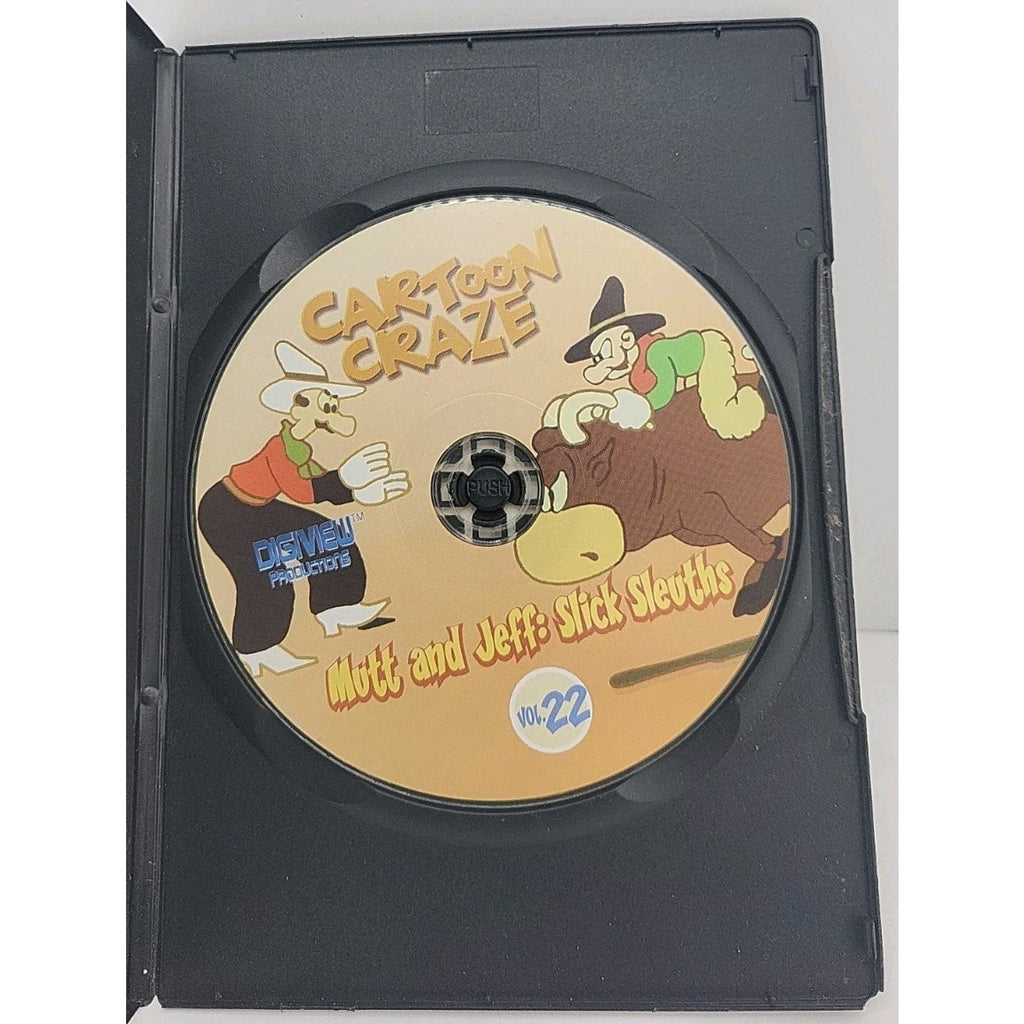 Cartoon Craze Presents Mutt and Jeff: Slick Sleuths Vol 22 DVD 2004 Slimcase