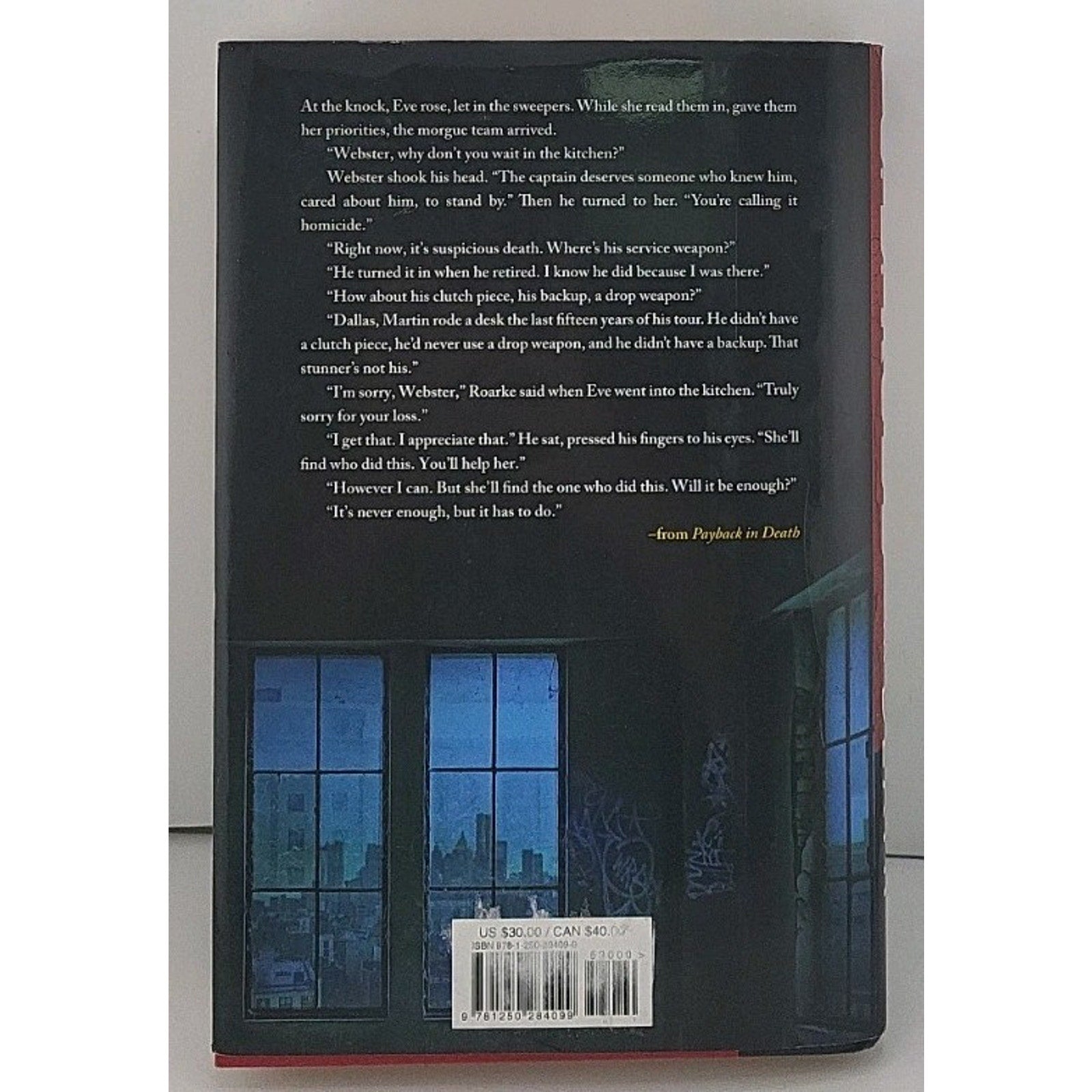 Payback in Death : An Eve Dallas Novel by J. D. Robb (2023, Hardcover)