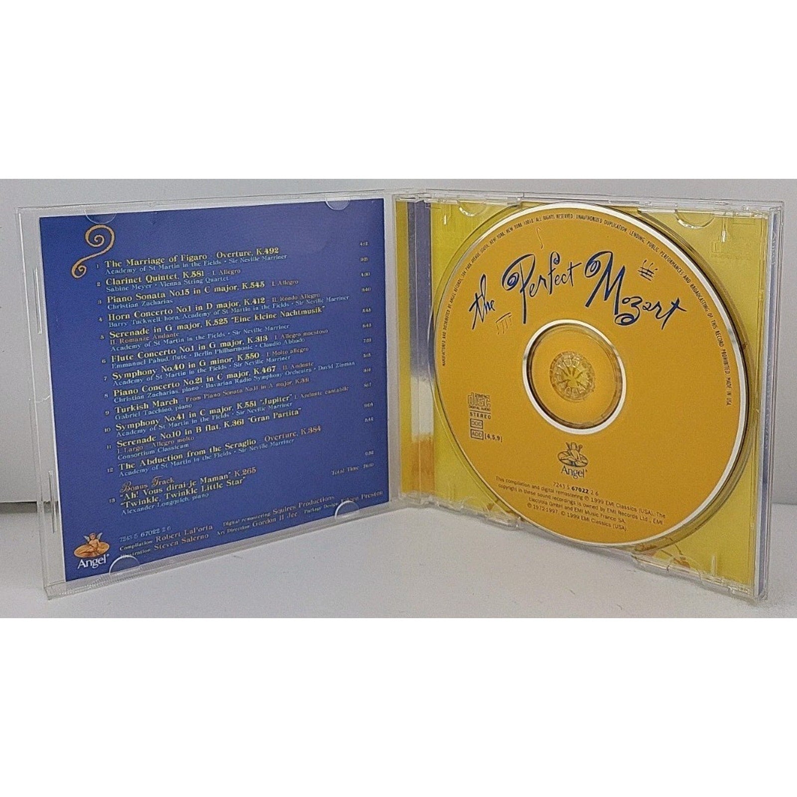 Perfect Mozart by W.A. Mozart (CD, 1999)