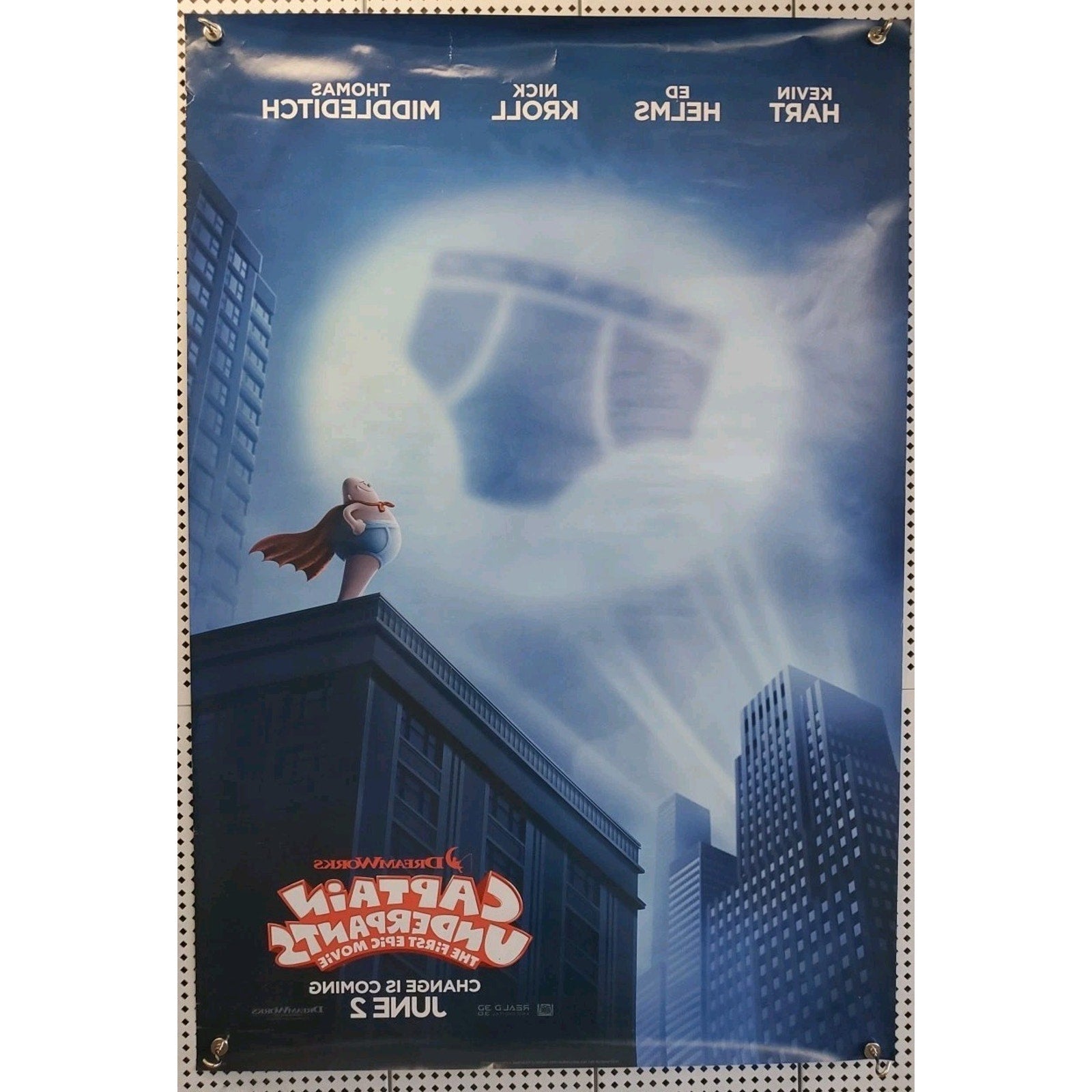 Captain Underpants The First Epic Movie 27x41 Wondercon 2017 Poster