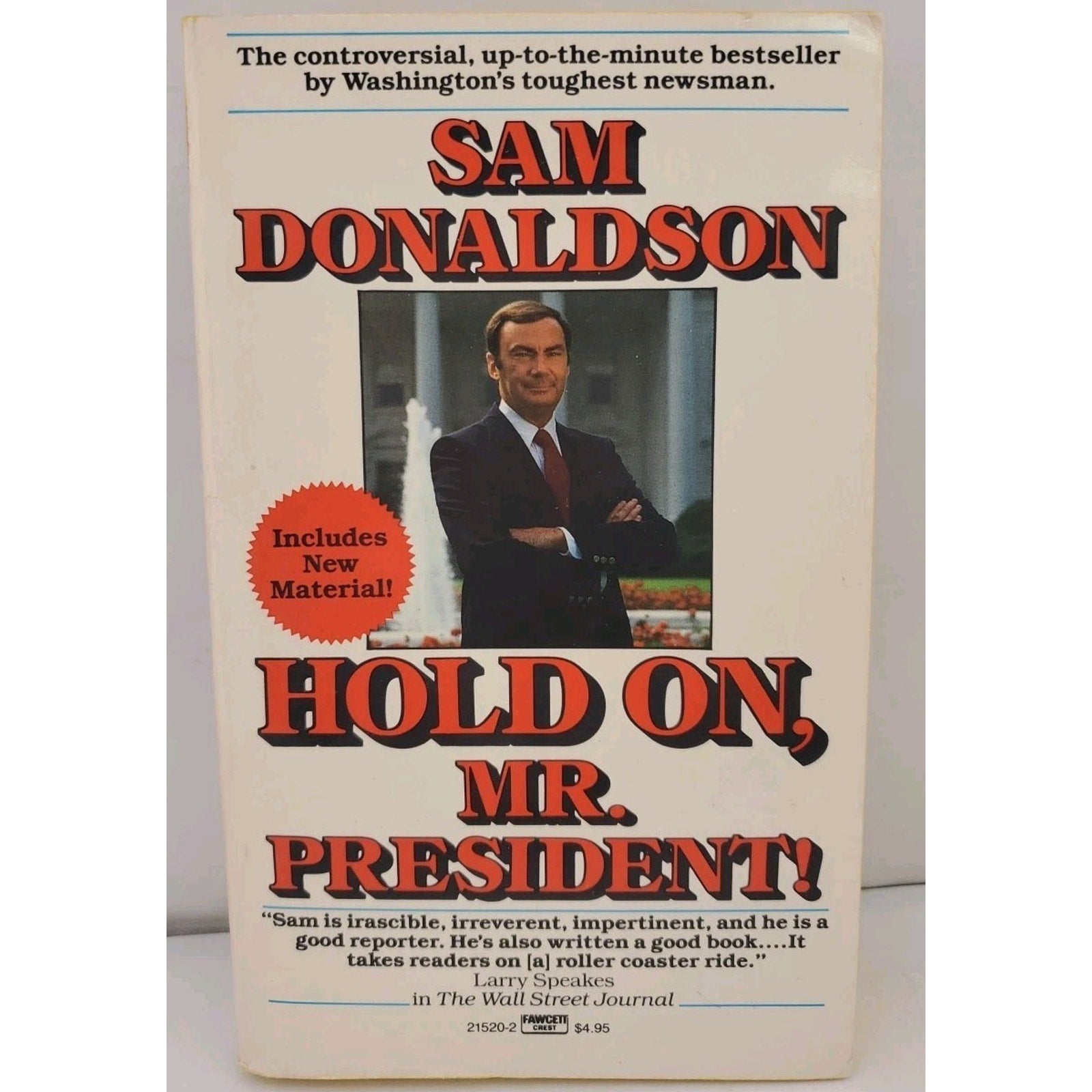 Hold On, Mr. President Donaldson Jr Paperback Book Sam Donaldson