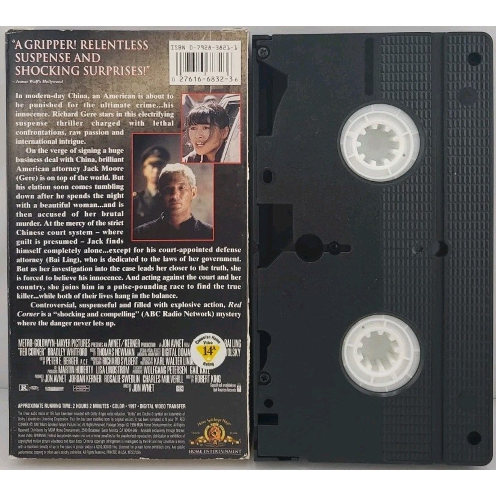 Red Corner (VHS, 1997, Movie Time)