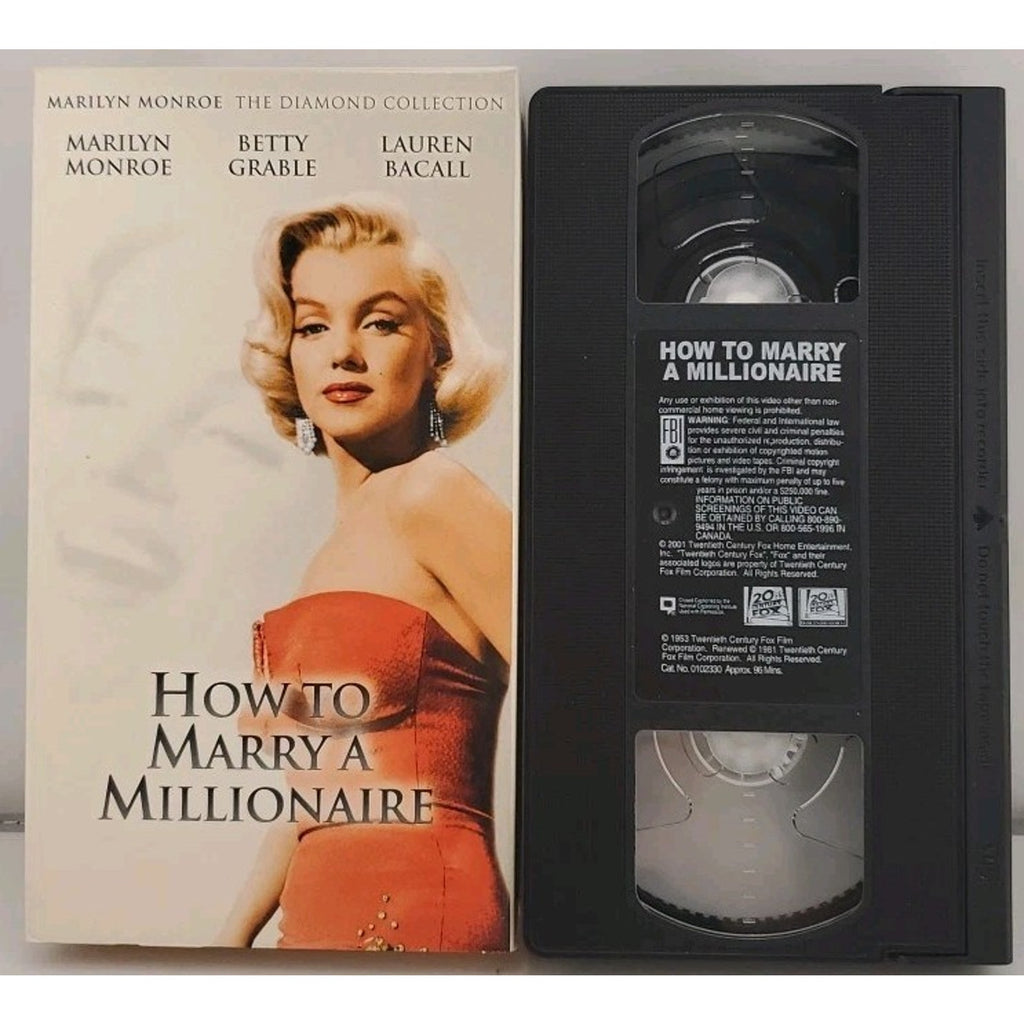 Marilyn Monroe: The Diamond Collection Volume 1 (VHS, 2001, 6-Tape Set)