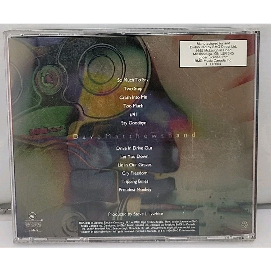 Crash by Dave Matthews (CD, 1996)