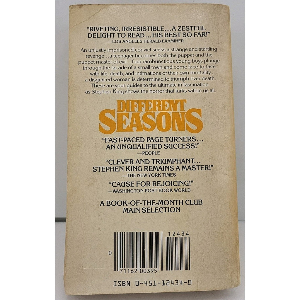 Different Seasons By Stephen King (Paperback)